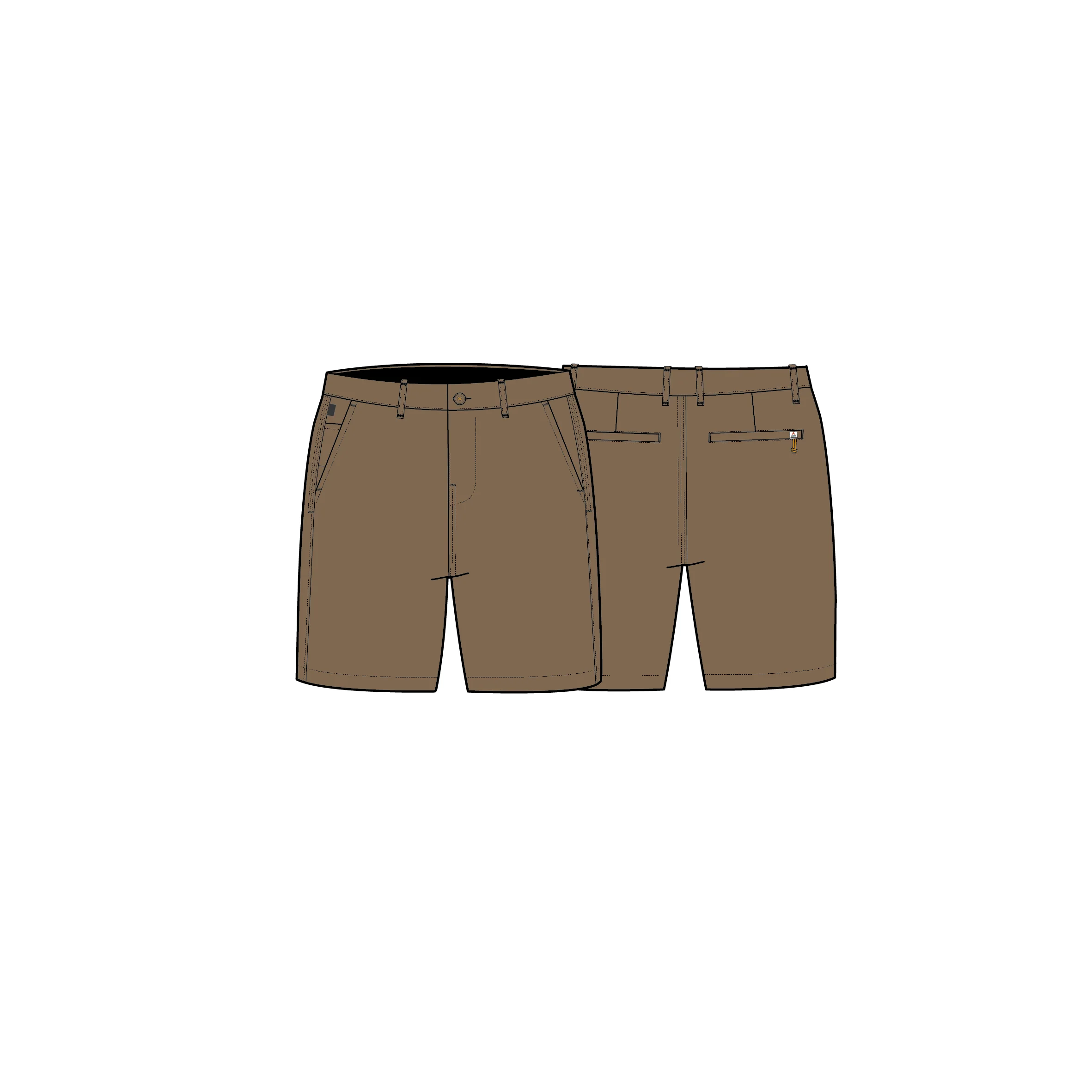 365 All Purpose NetPlus® Short - Caramel Brown - Image 9