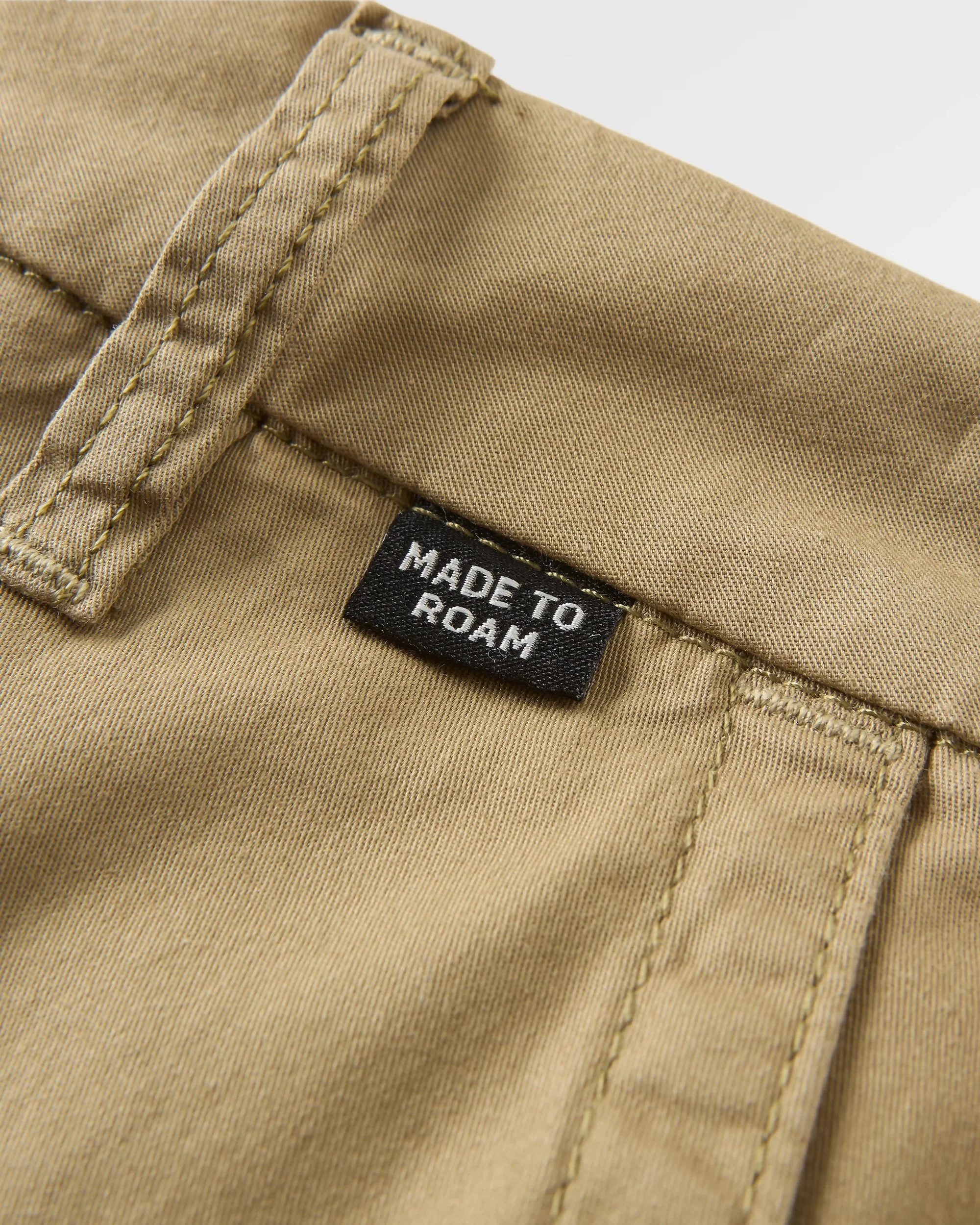 365 Light Organic Cotton Trouser - Faded Olive - Image 5