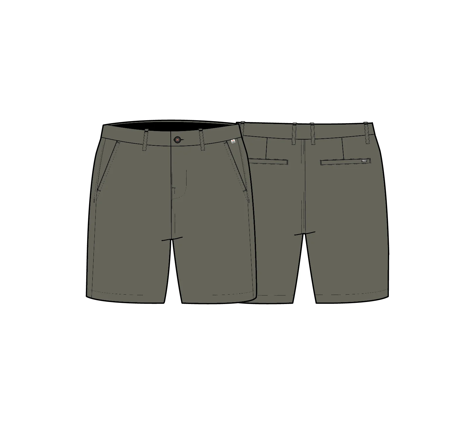 365 Short - Dusty Olive - Image 7