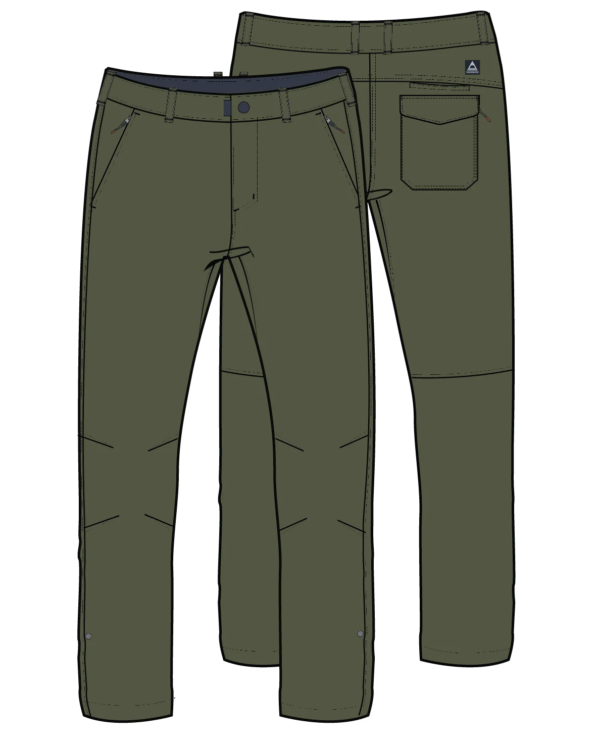 365 Trail Trouser - Khaki - Image 10