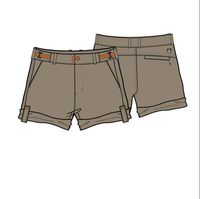 365 Trail Roll Up Short - Chinchilla Brown - Image 7