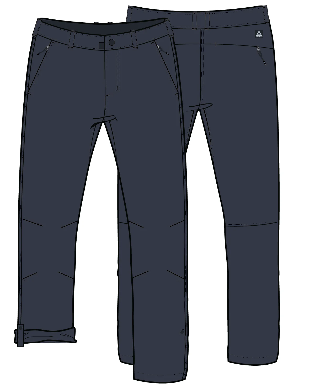 365 Trail Roll Up Trouser - Black - Image 12