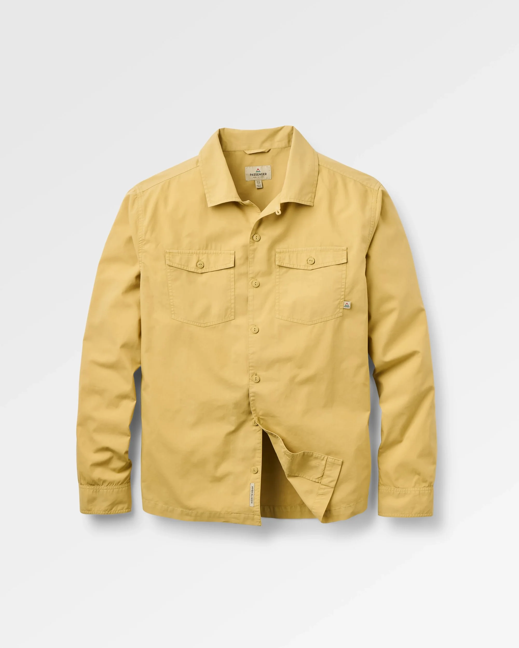 Acreage Organic Cotton LS Shirt - Warm Beige - Image 2