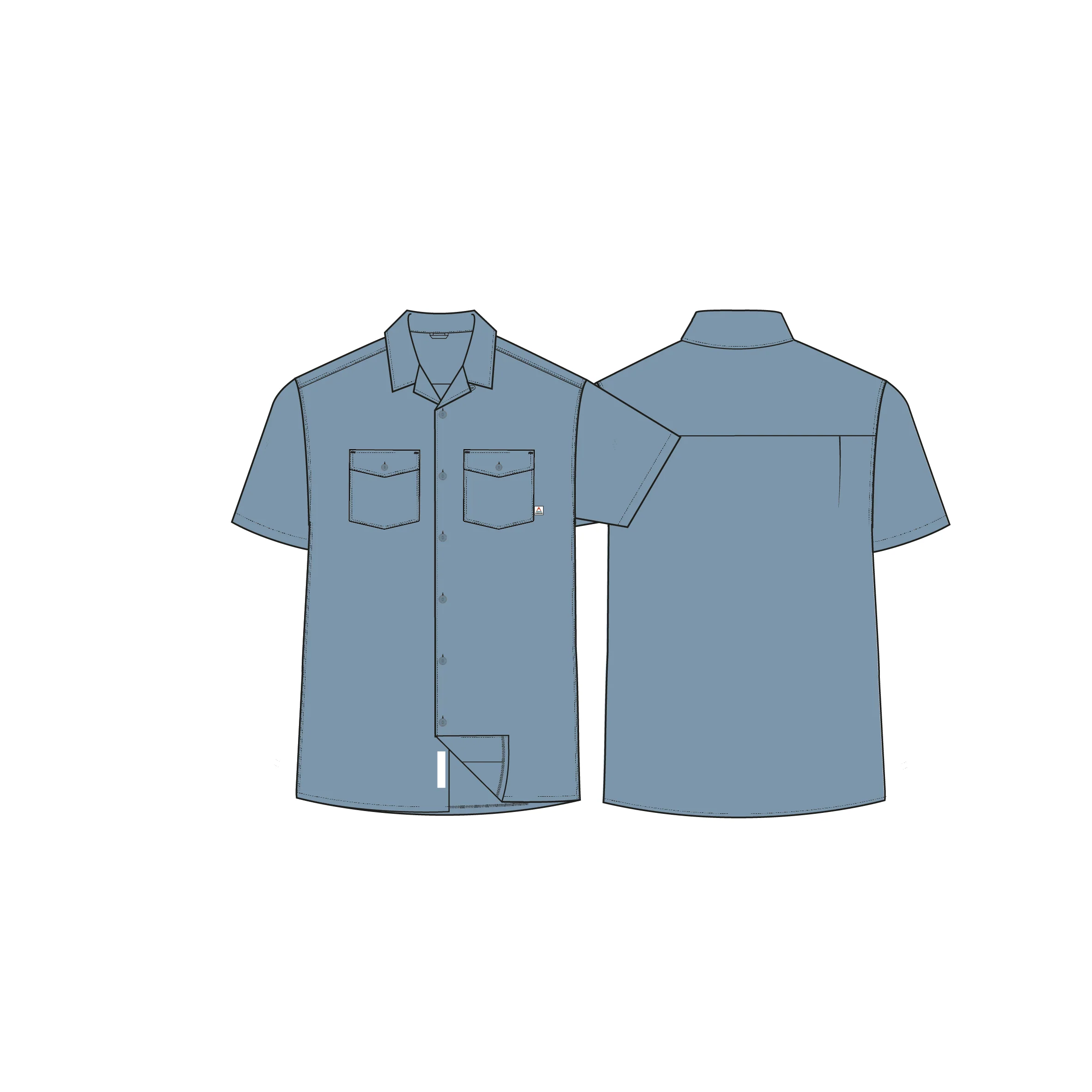 Acreage Shirt - Faded Denim - Image 9