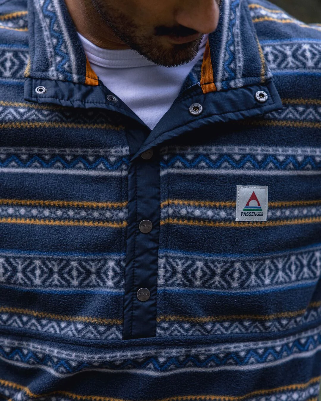 Adrift Polar Fleece - Midnight Fairisle - Image 2