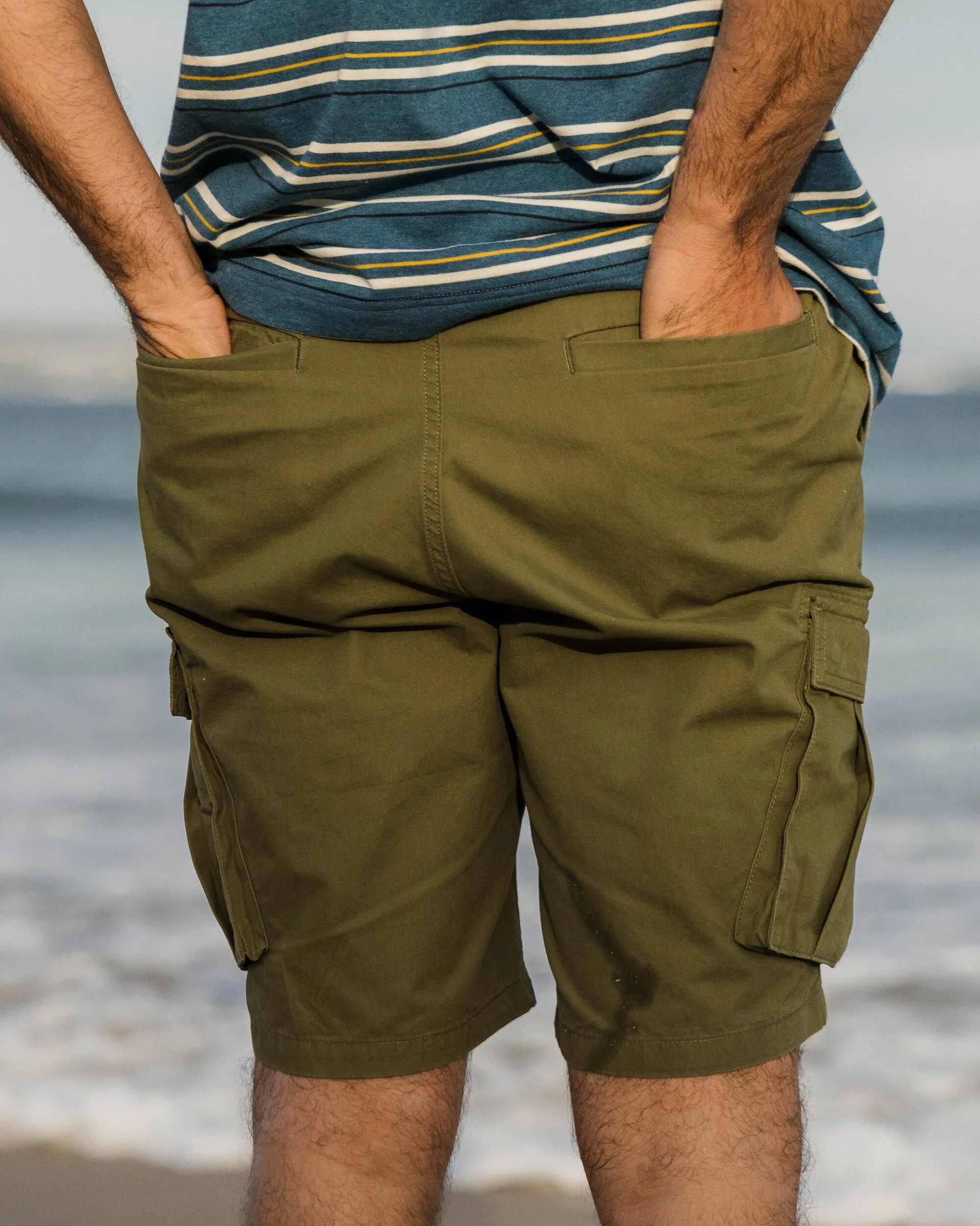 Adventurer Cargo Cotton Short - Khaki - Image 6