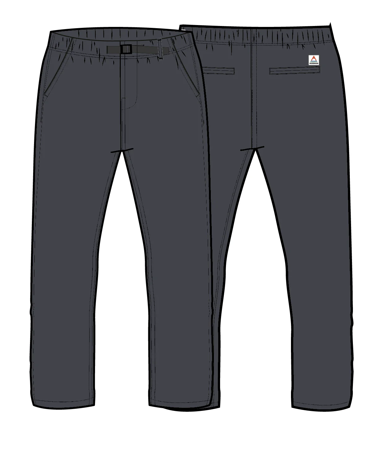 Adventurer Relaxed Fit Trouser - Charcoal - Image 11
