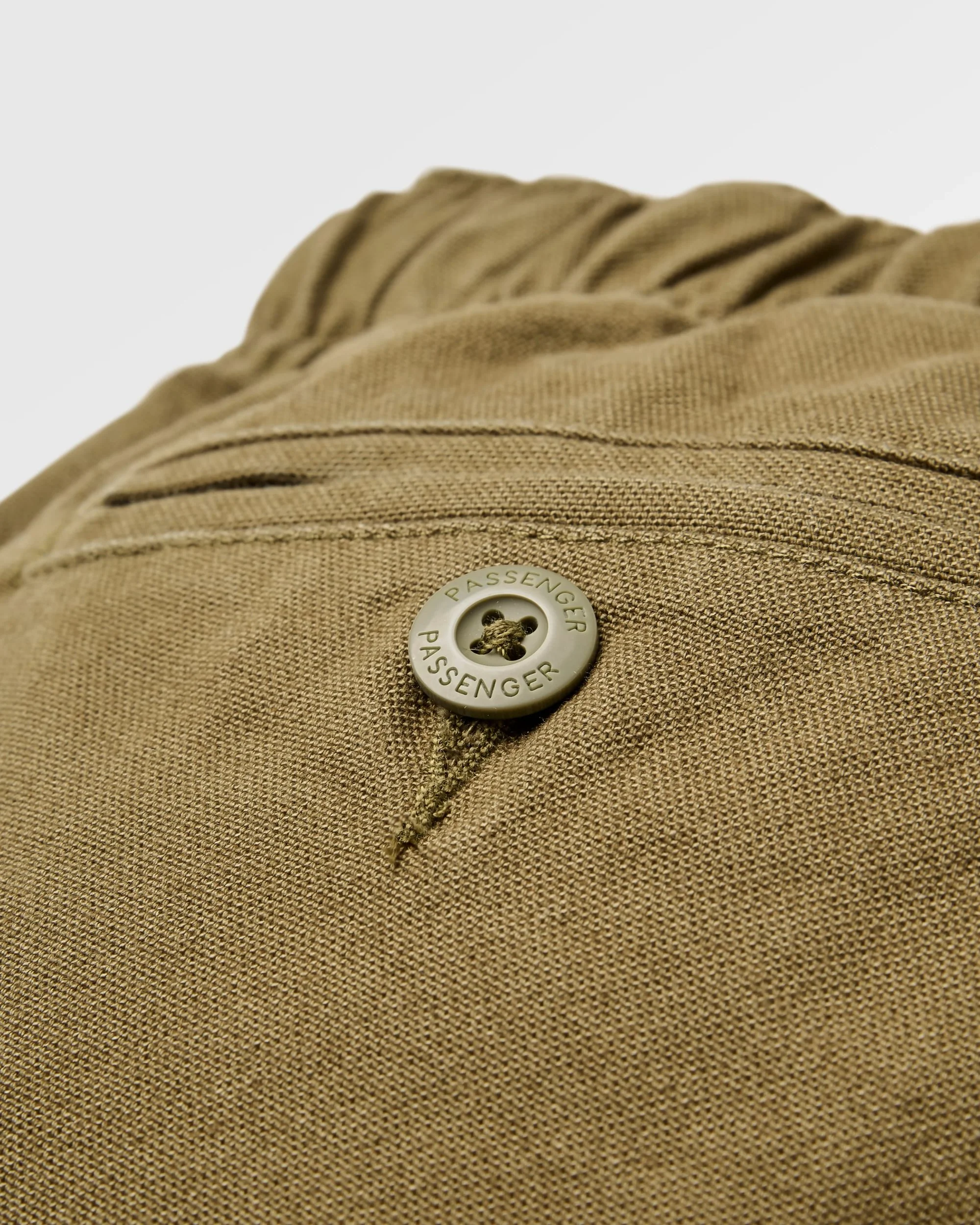 Adventurer Organic Canvas Trouser - Dark Olive - Image 13