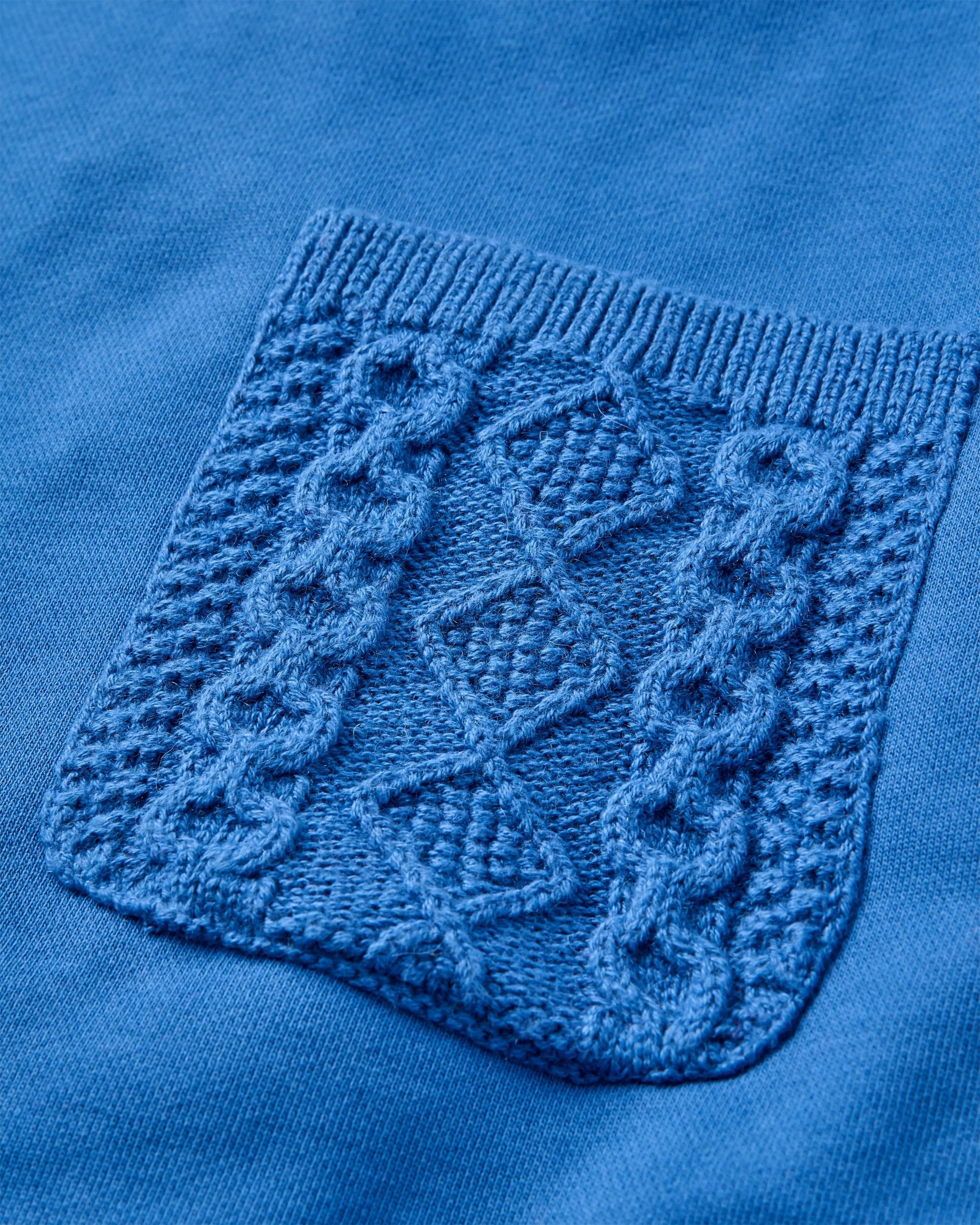 Aerial LS Knit Top - Electric Blue - Image 3
