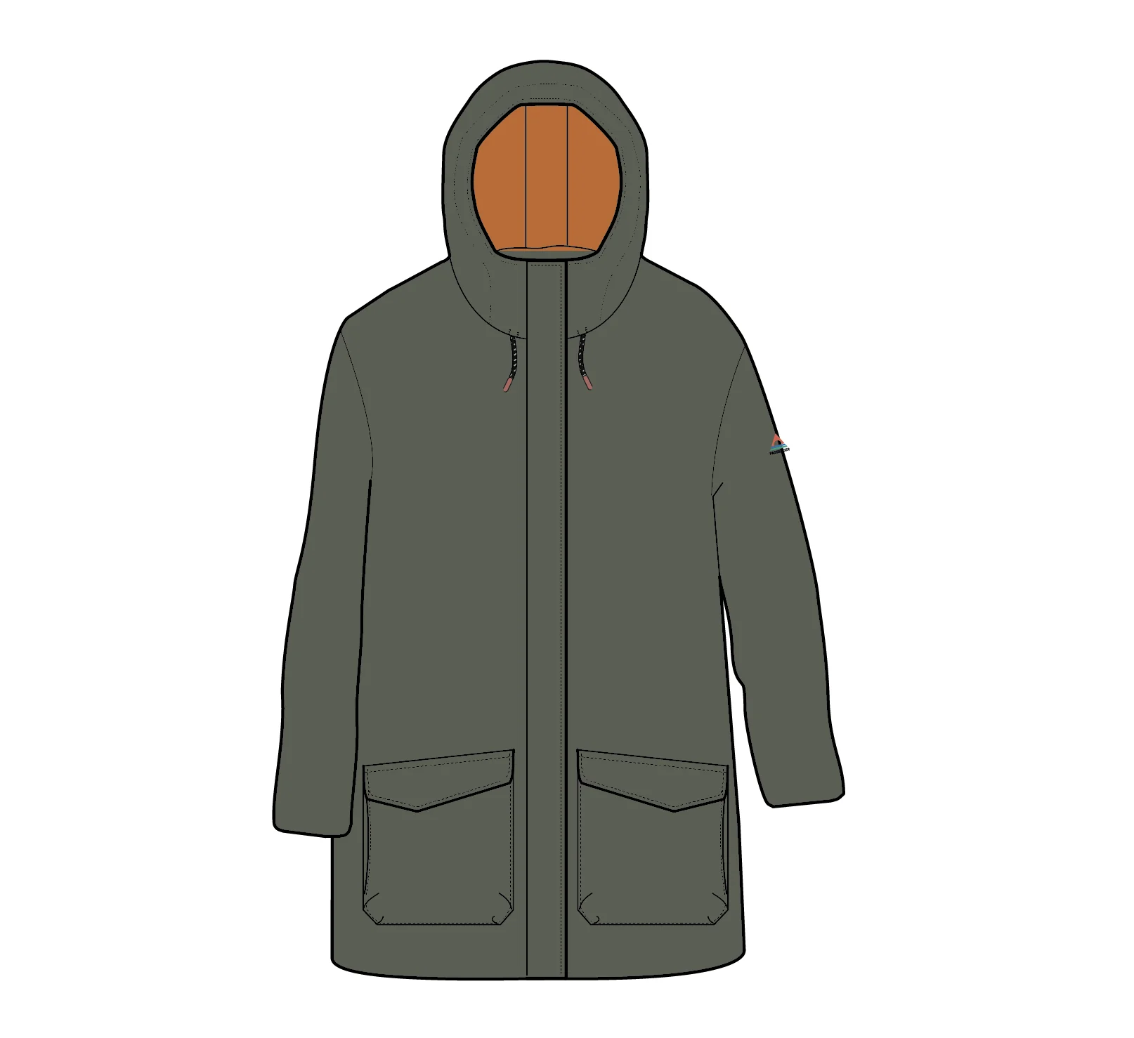 Alaska Insulated Parka - Dusty Olive - Image 15