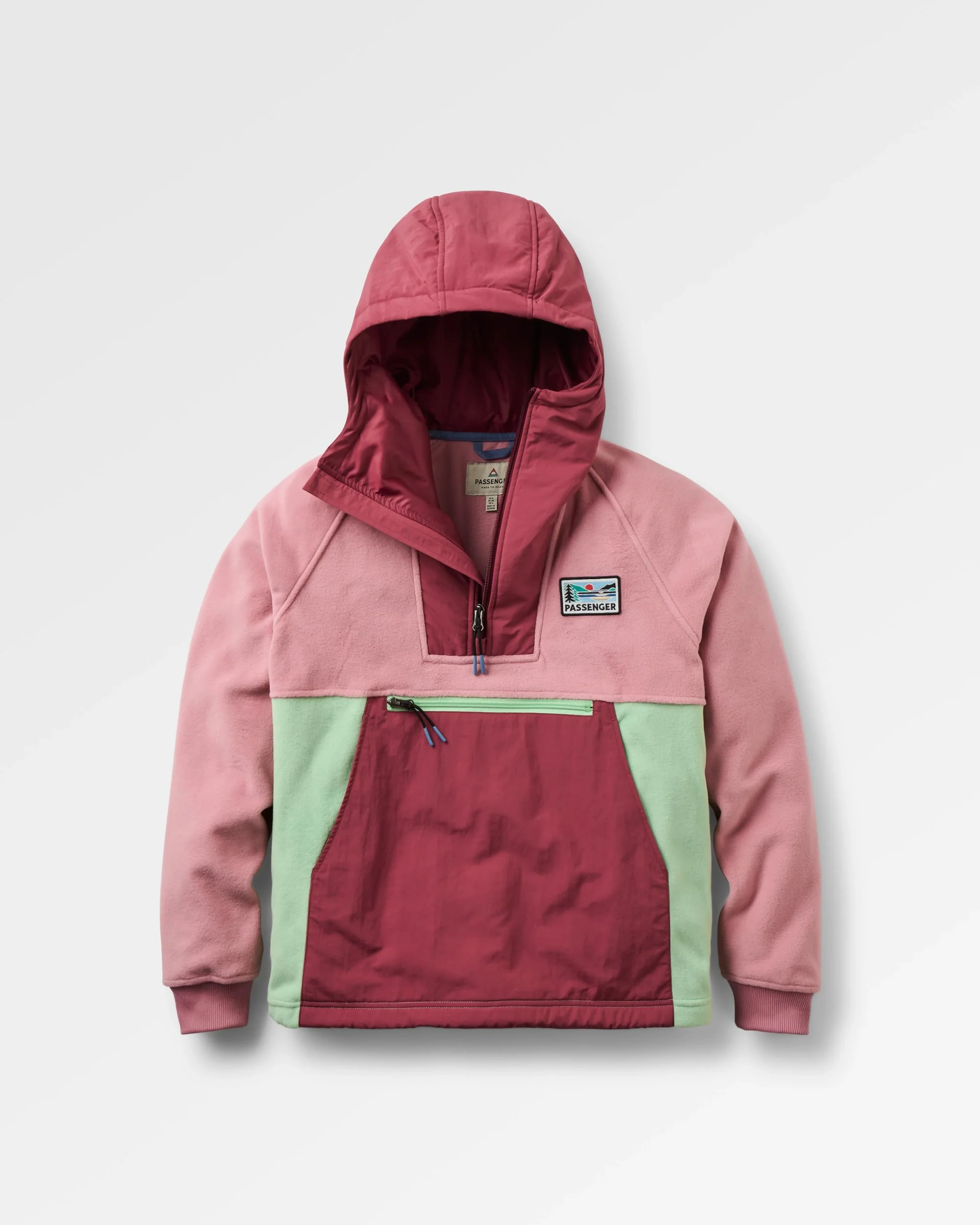 Alexander Hooded Polartec® Fleece - Pink Haze
