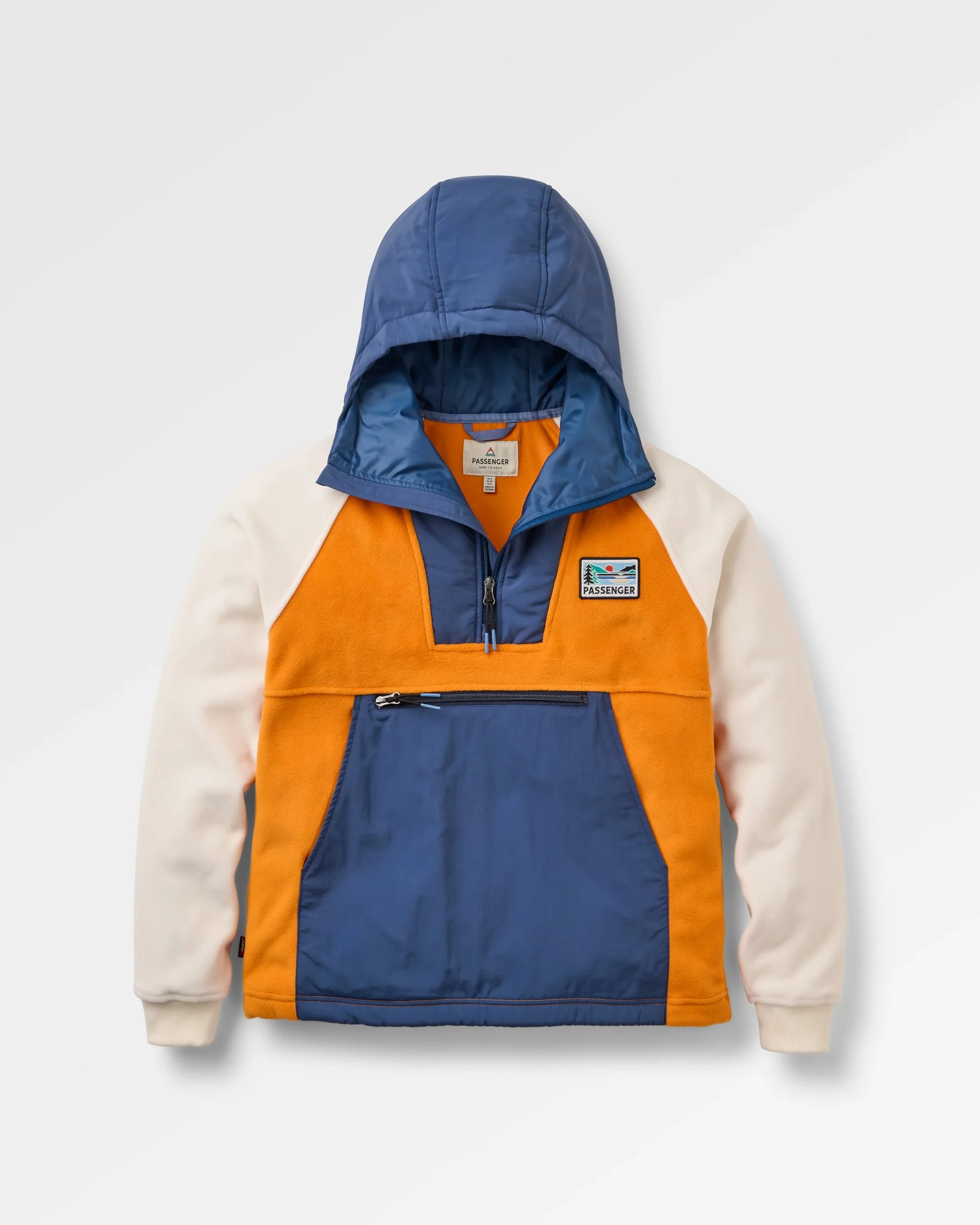 Alexander Hooded Polartec® Fleece - Sunrise Orange - Image 2