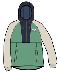Alexander Polar Hooded Fleece - Green Spruce - Image 11