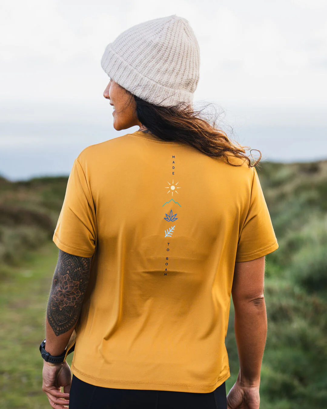 Align Active T-Shirt - Dusty Ochre - Image 3