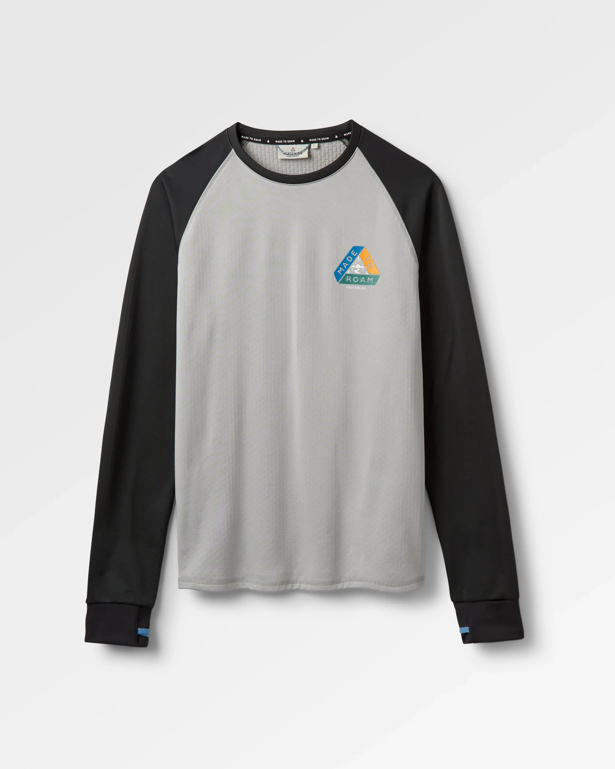 Alpine Base Layer LS T-Shirt - Black/Grey - Image 2