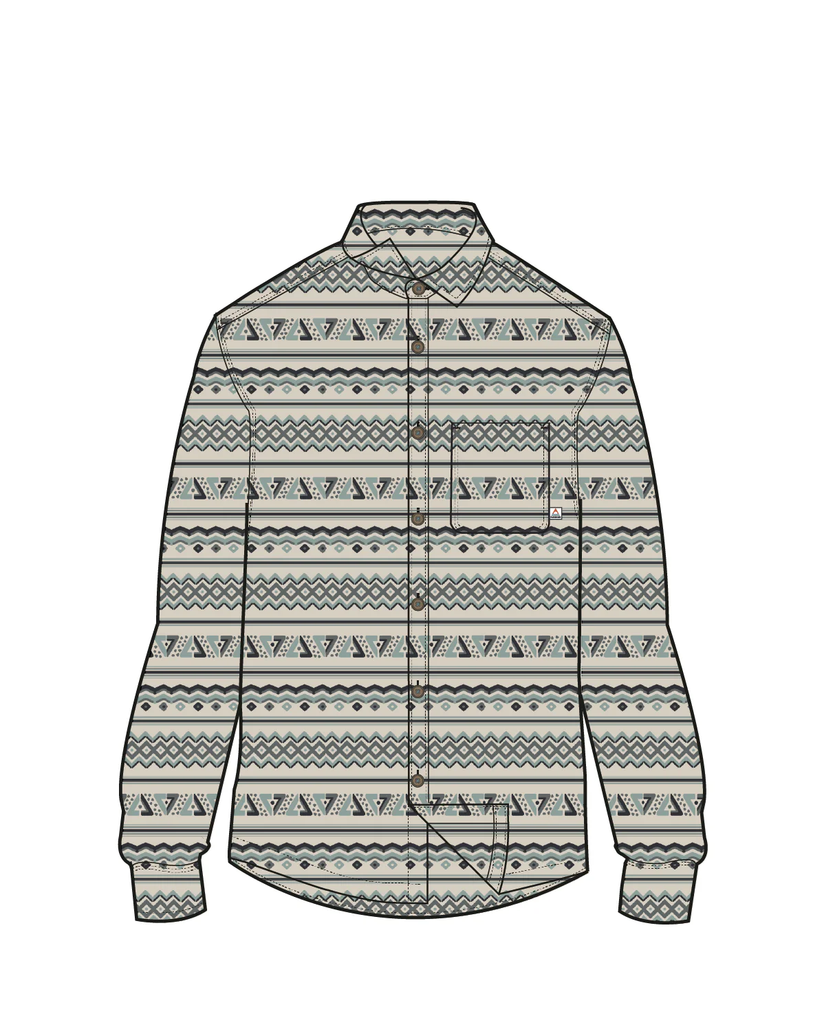Amboro Shirt - Mono Geo Birch - Image 11