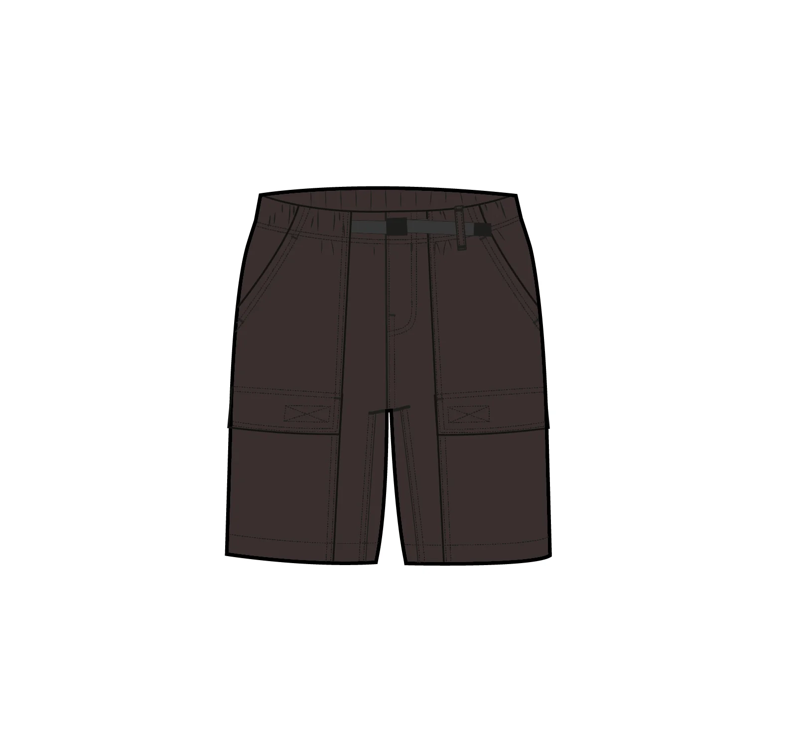 Apex Cargo Cotton Short - Espresso - Image 9