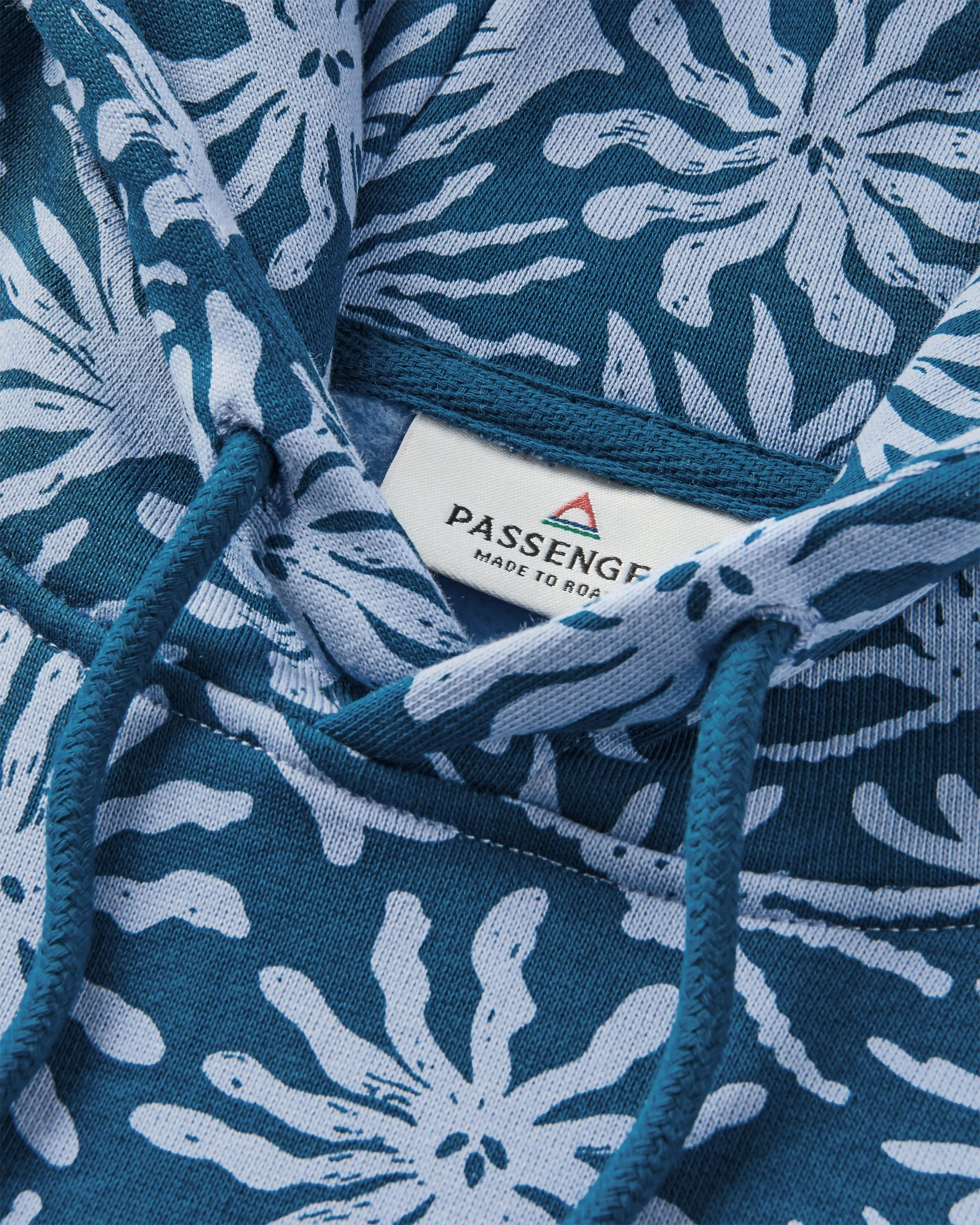 Arame Organic Cotton Hoodie - Seaweed Blue Steel - Image 8