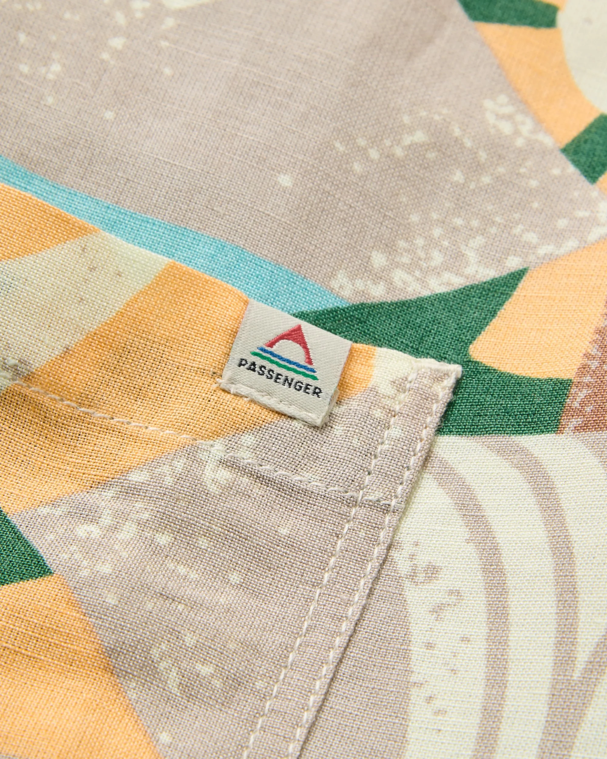 Arden Linen Short Sleeve Shirt  - Sun Patch Simply Taupe - Image 2
