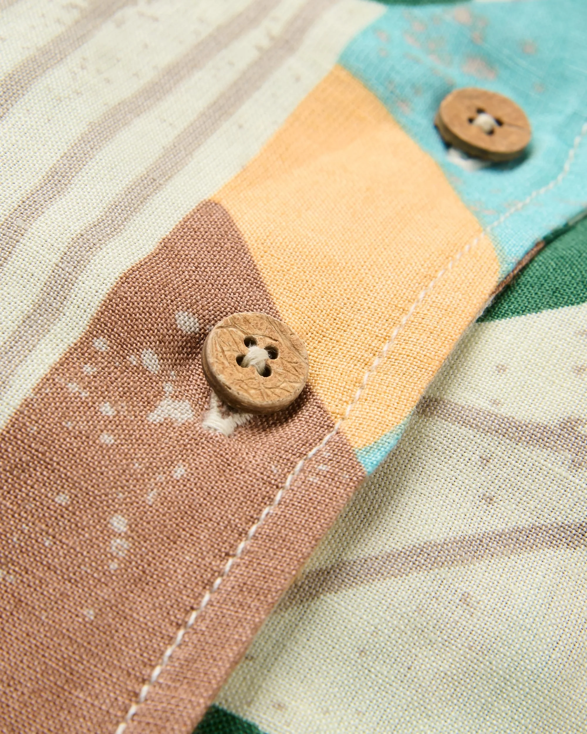 Arden Linen Short Sleeve Shirt  - Sun Patch Simply Taupe - Image 4