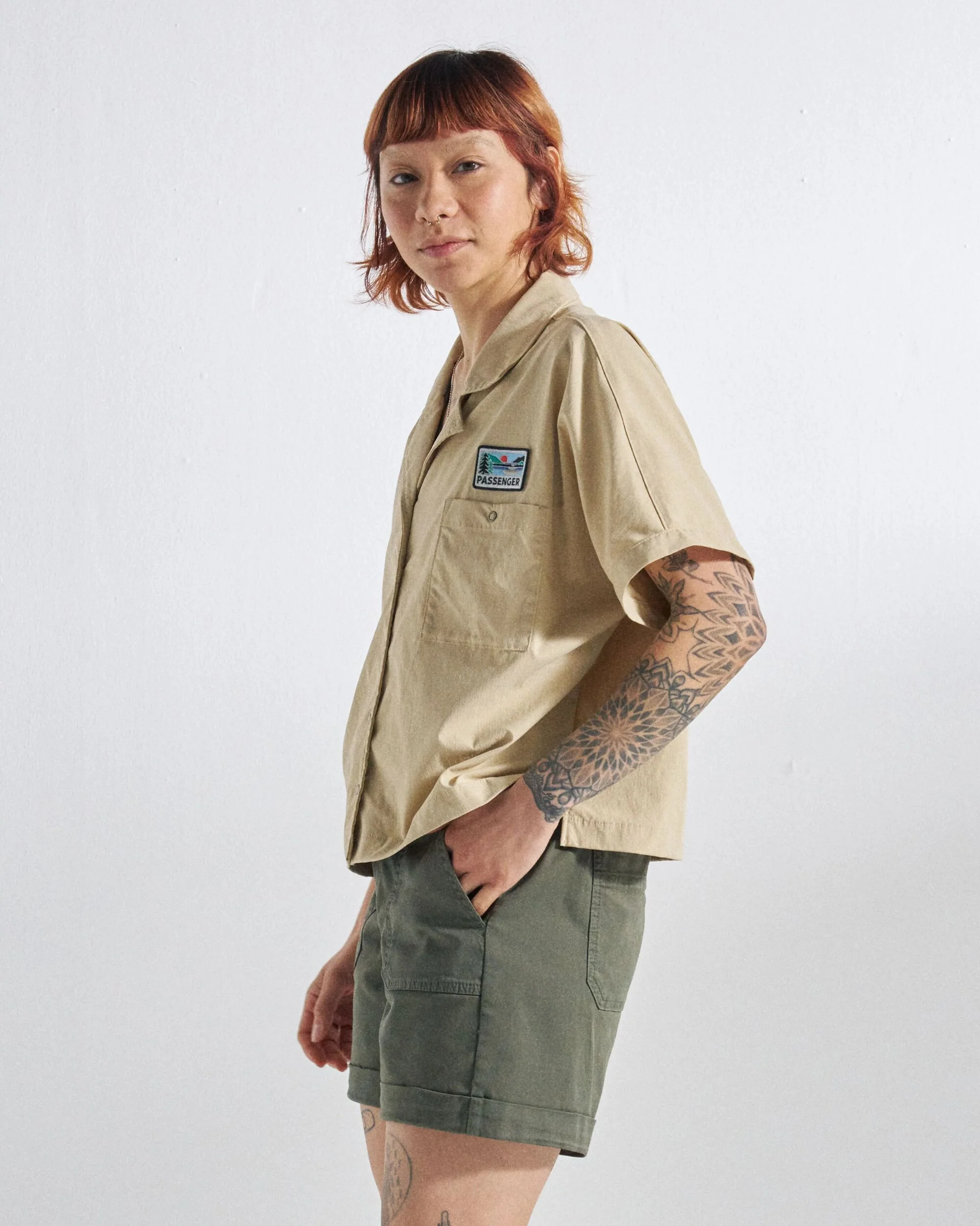 Arden Ripstop Short Sleeve Shirt - Desert - Image 5