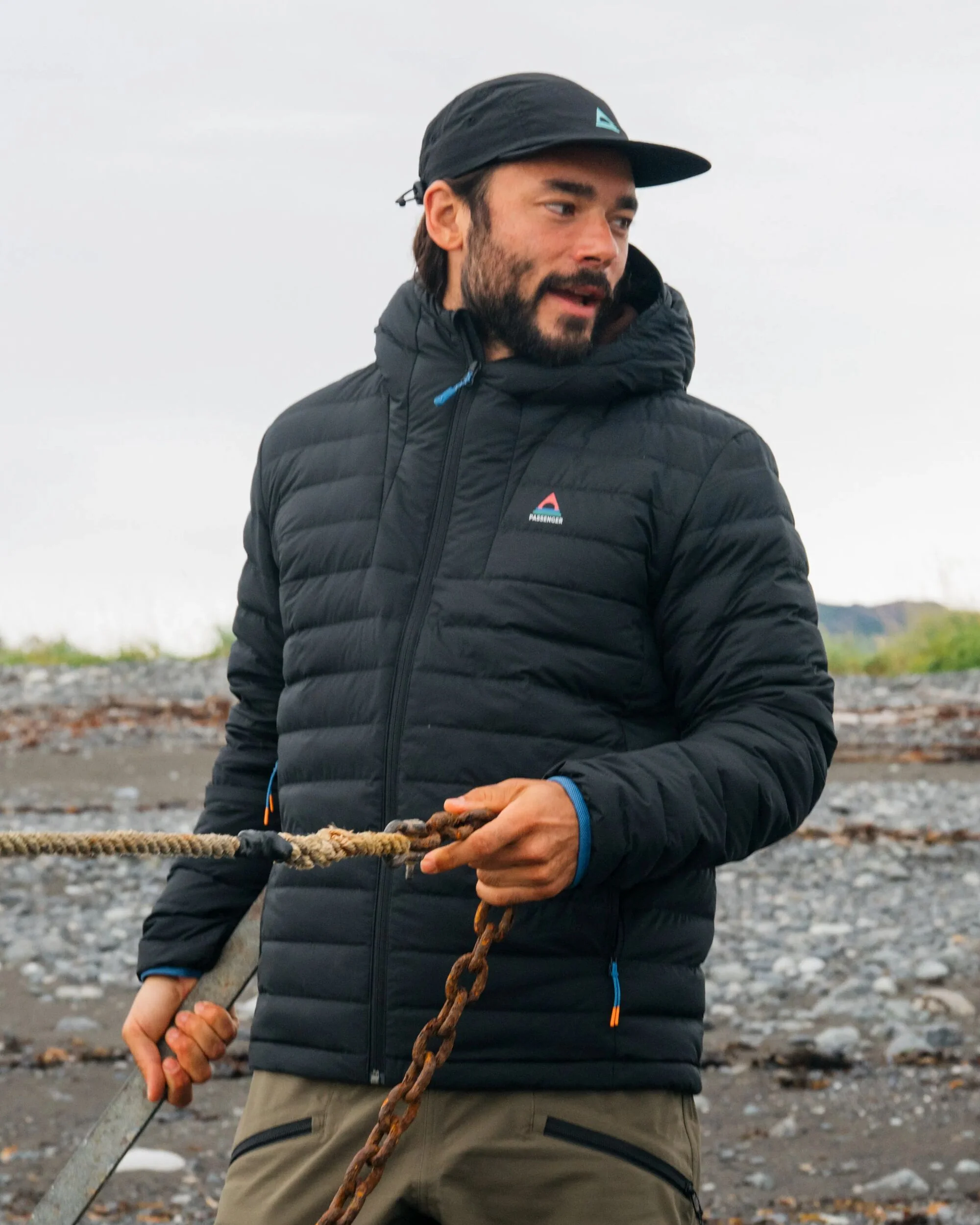Ashland Down Jacket - Black - Image 4