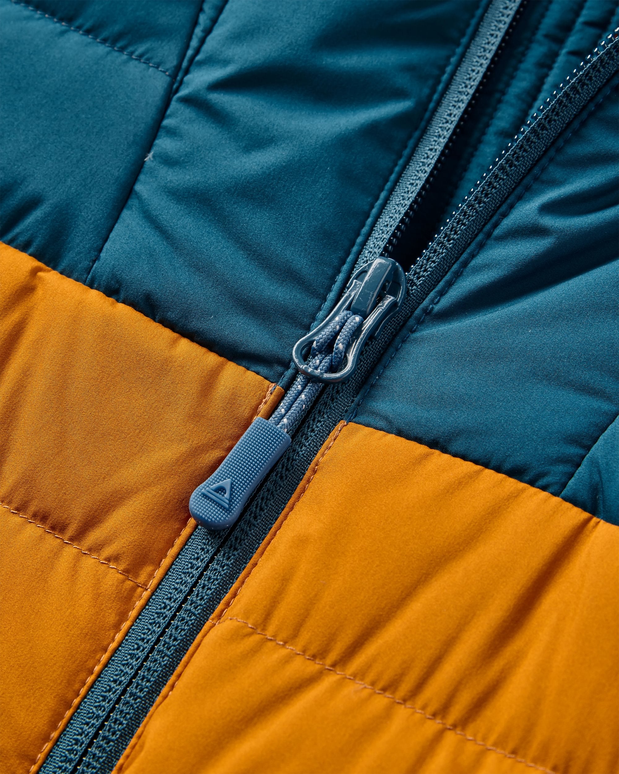 Ashland Down Jacket - Retro Orange/Tidal Blue - Image 9