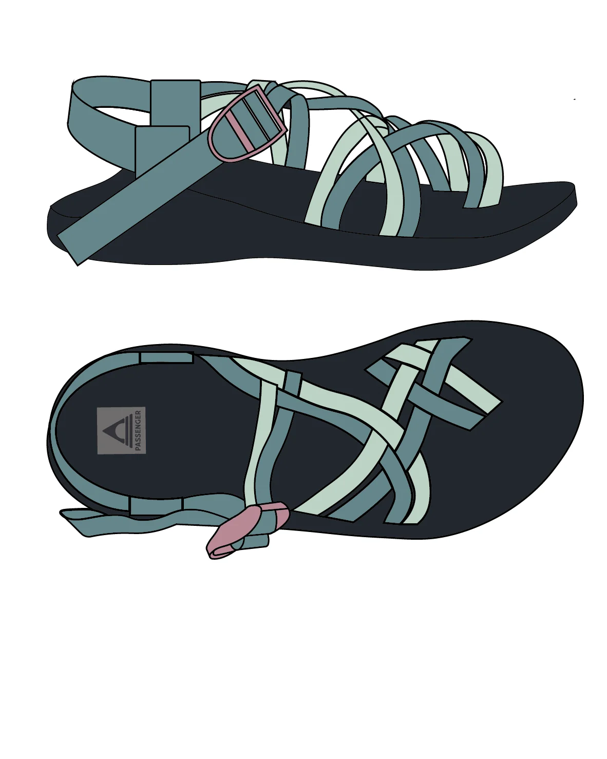 Atlas Sandal - Arctic/Spearmint - Image 10