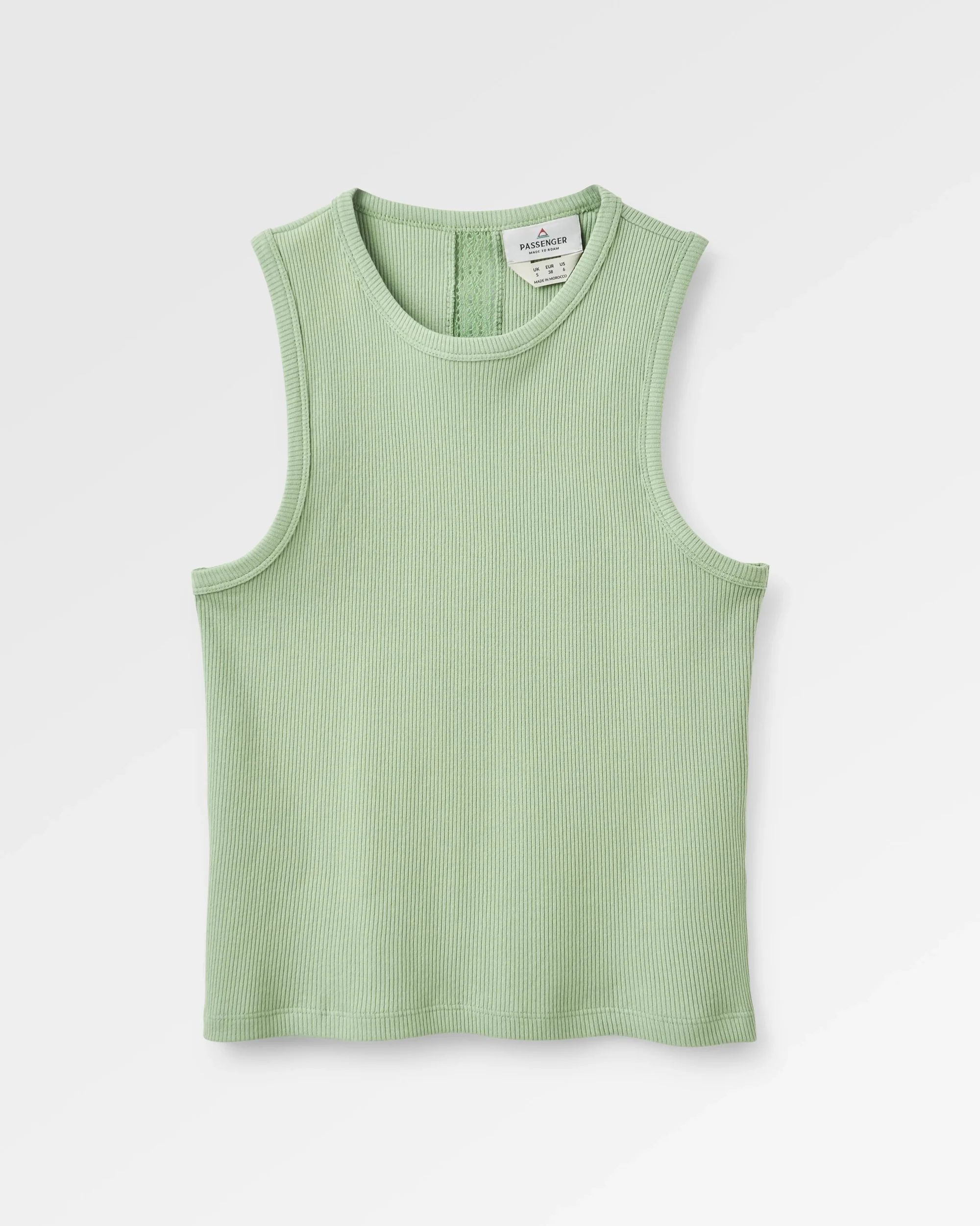 Atmos Ribbed Tank Vest - Stem Green