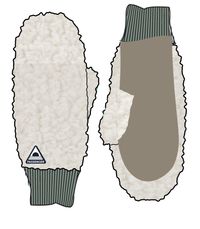 Avalanche Sherpa Mittens - Birch - Image 7