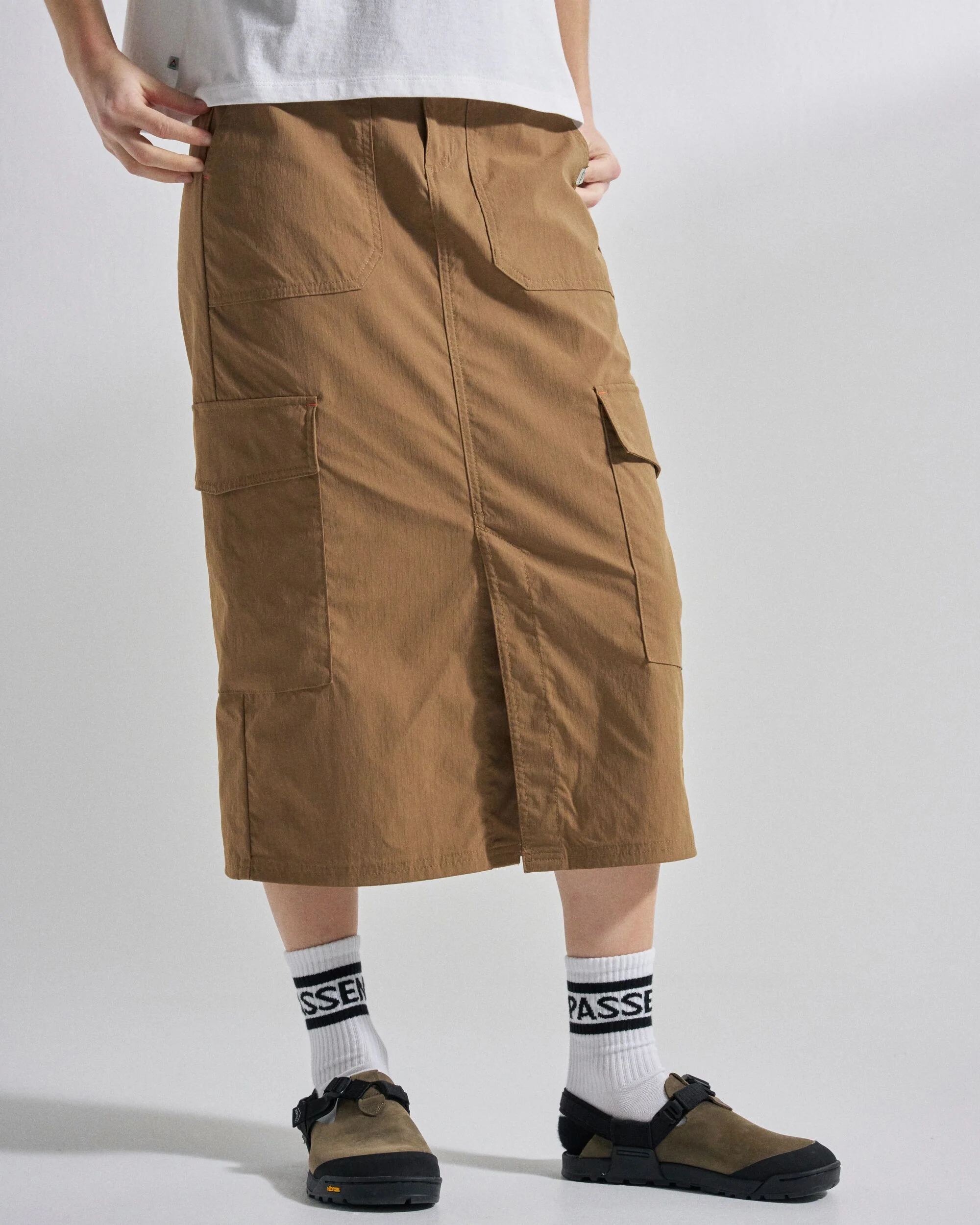 Avian Cargo Ripstop Skirt - Caramel Brown - Image 3