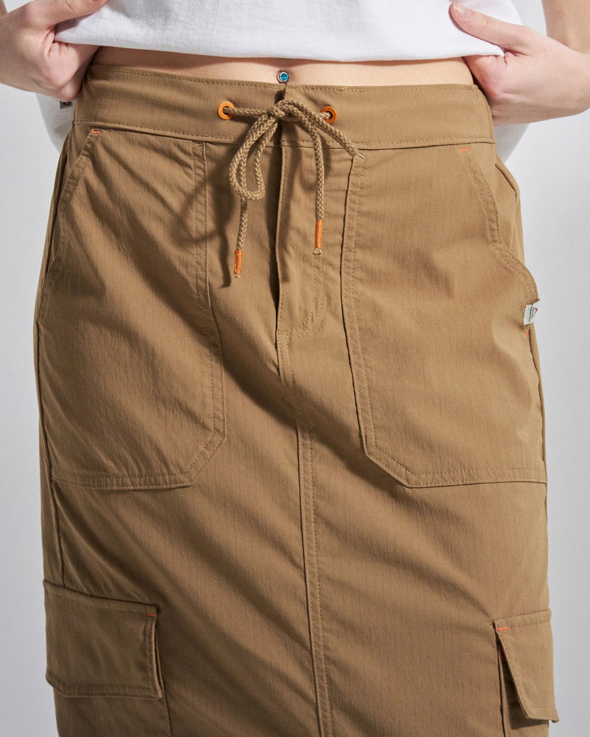 Avian Cargo Ripstop Skirt - Caramel Brown - Image 7