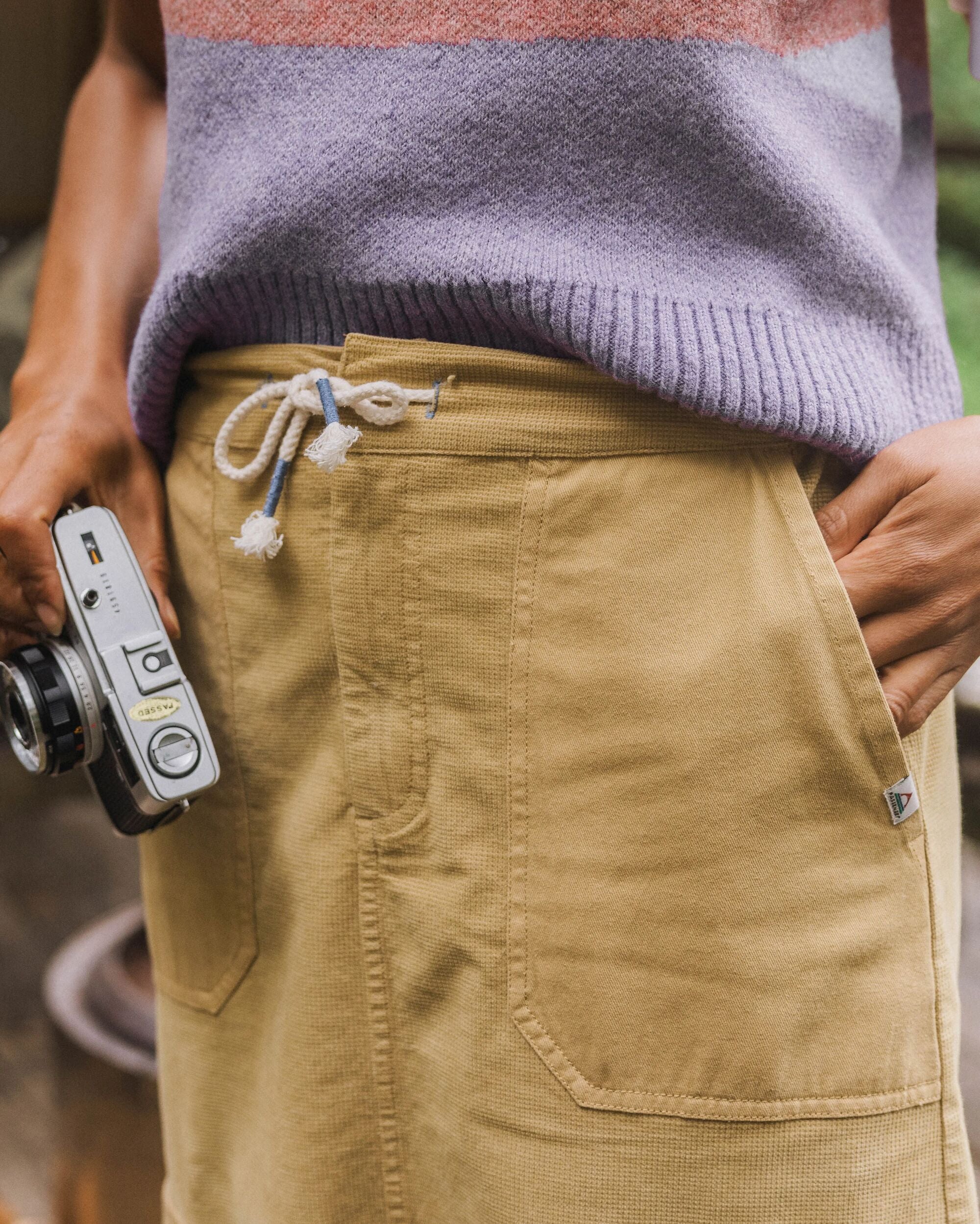 Avian Cord Midi Skirt - Biscuit - Image 5