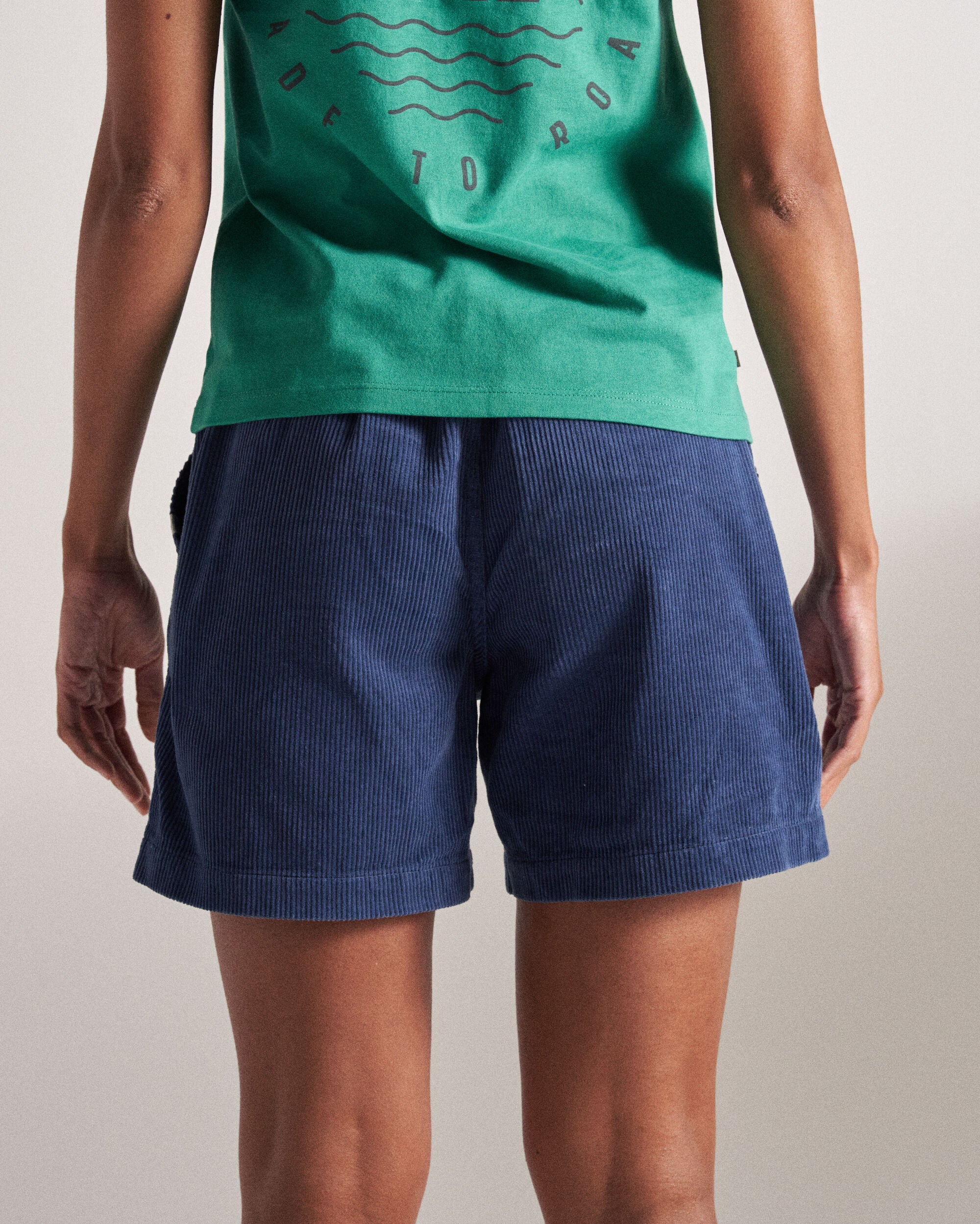 Avian Organic Cord Short - Dark Denim - Image 5