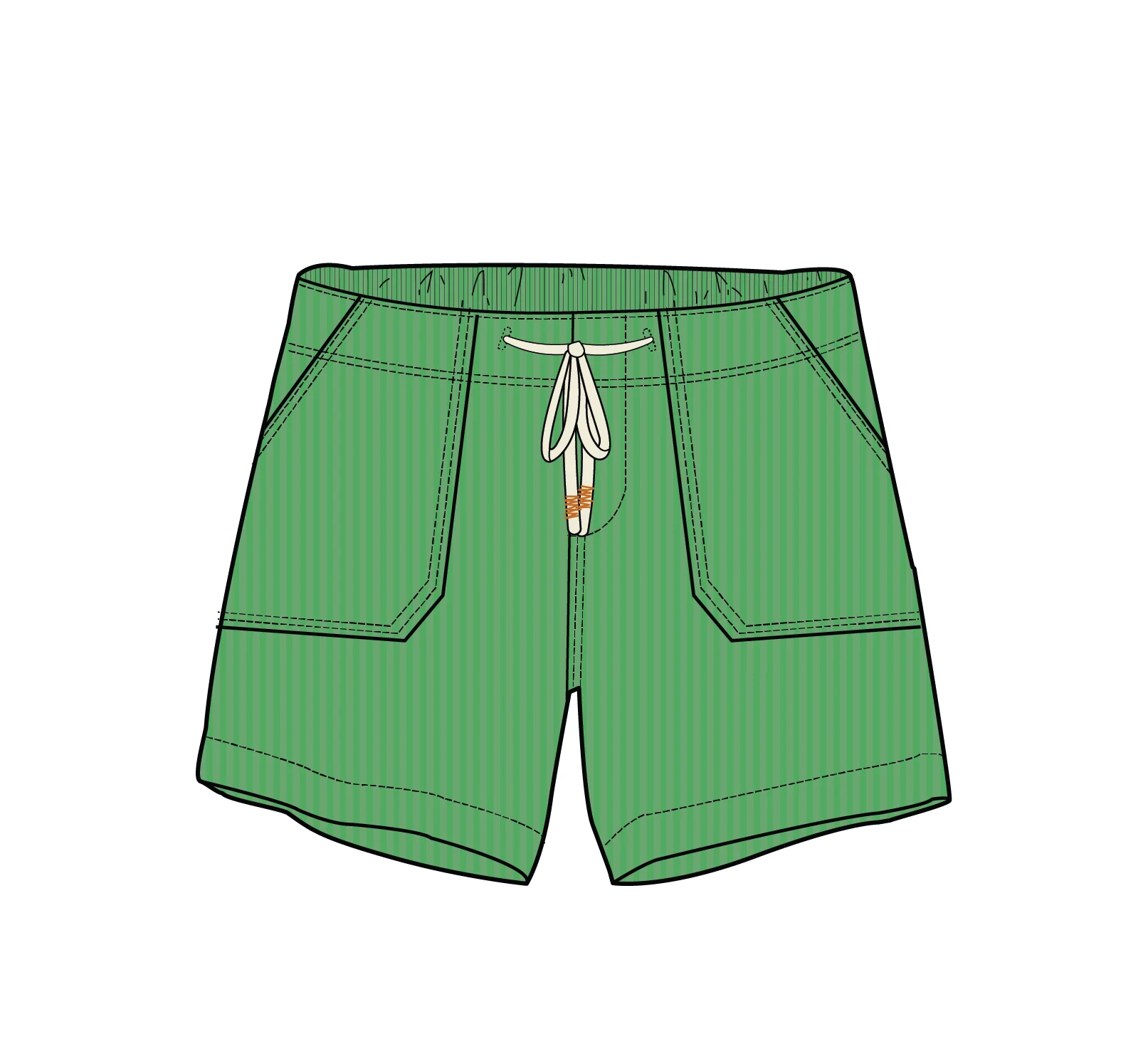 Avian Organic Cord Short - True Green - Image 7