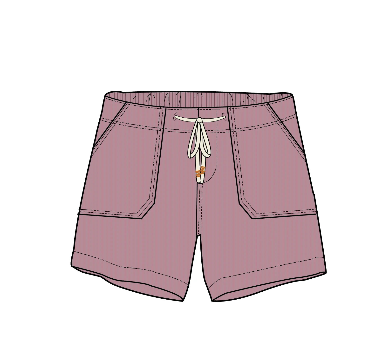Avian Organic Cord Short - Pink Haze - Image 11