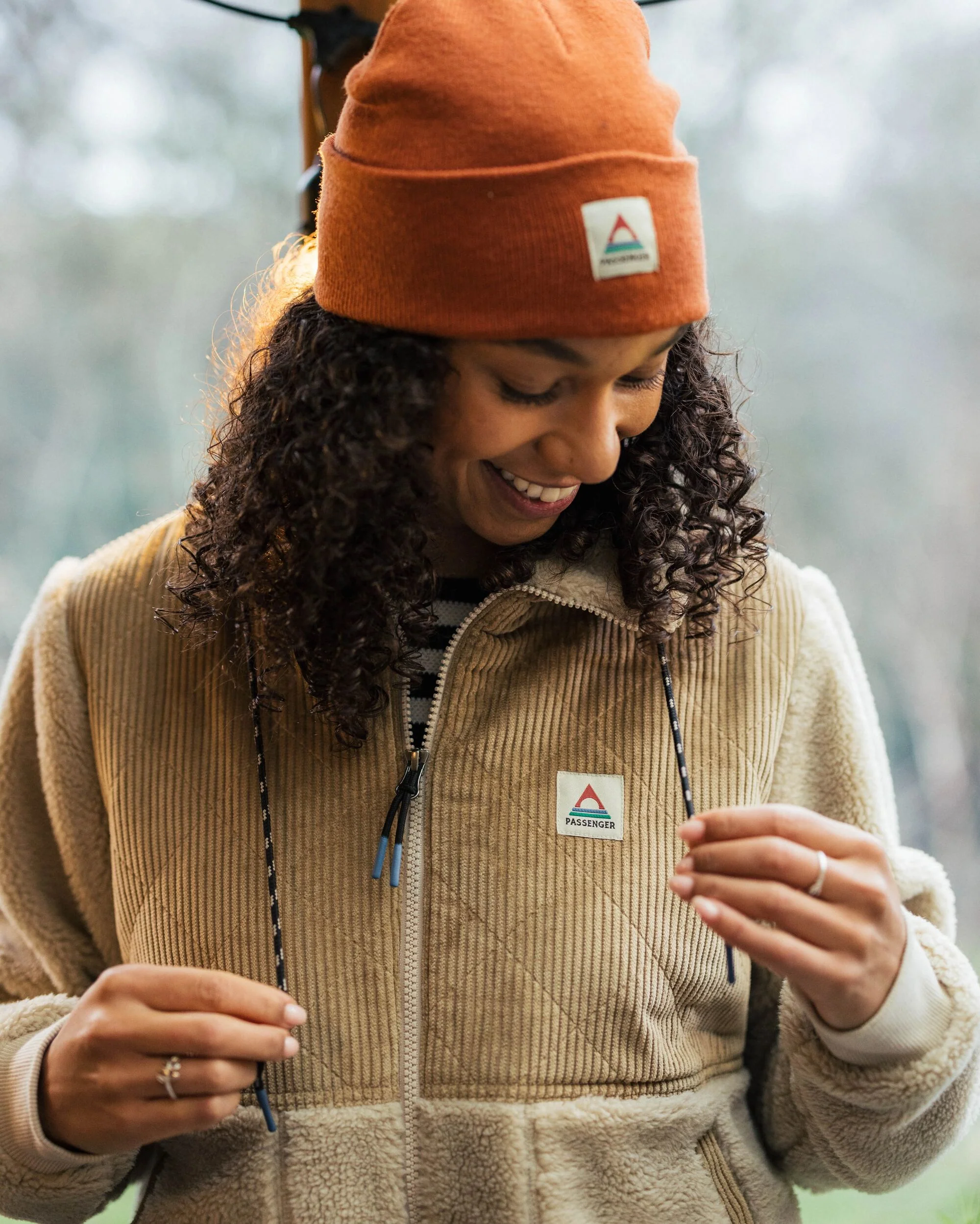 Awaken Deep-Pile Sherpa Fleece - Feather/Biscuit - Image 4