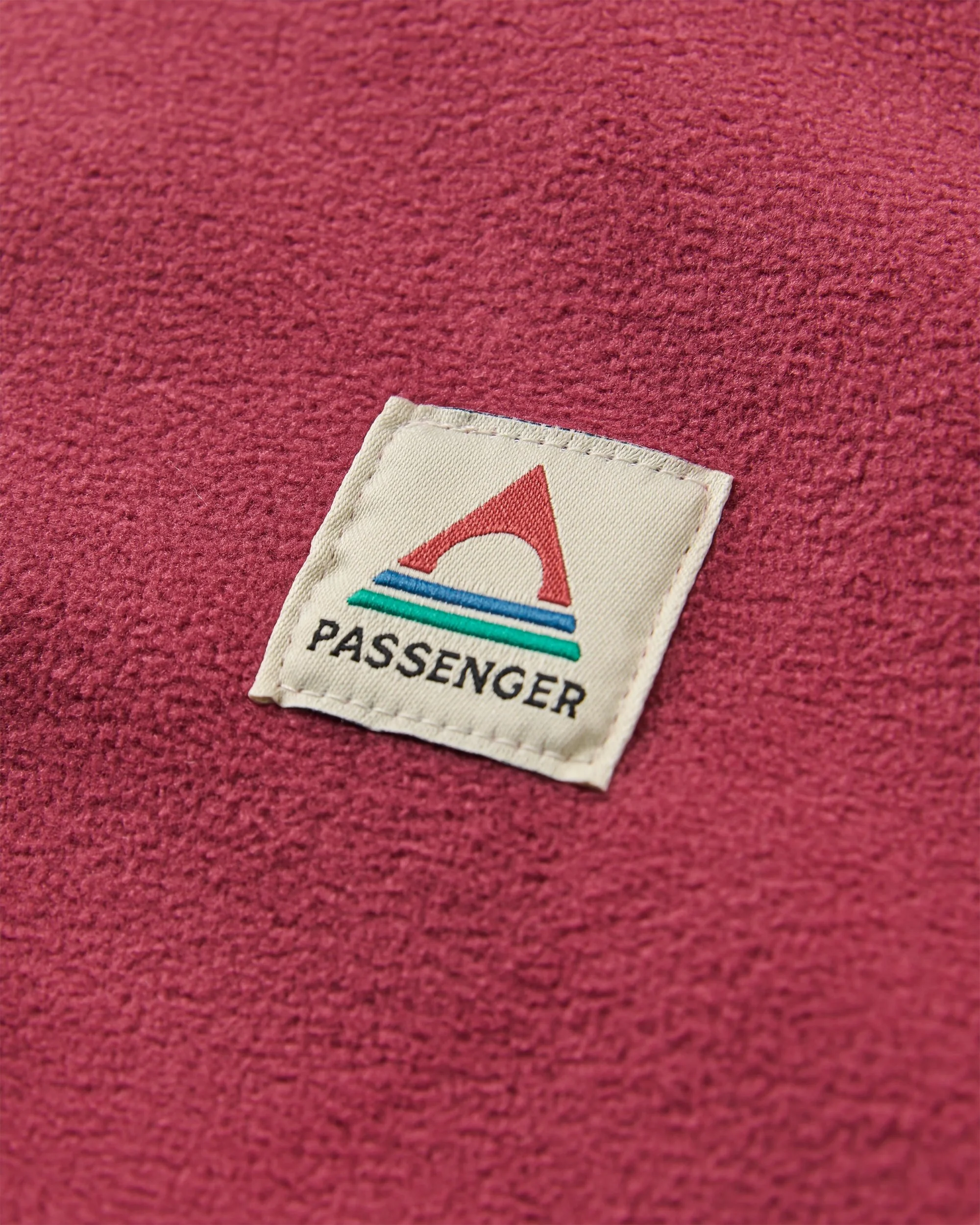 Ayla Micro Polartec® Crew Fleece - Maroon - Image 5
