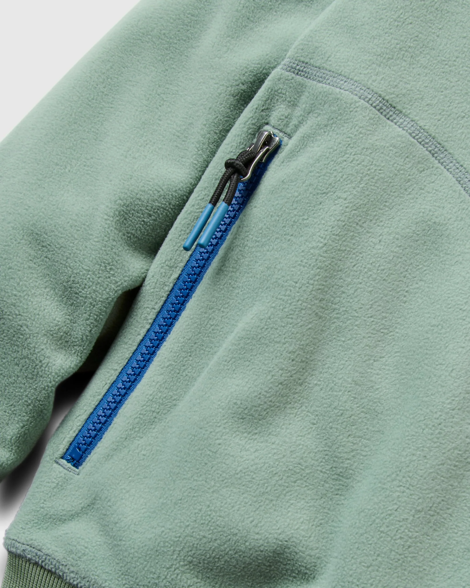 Ayla Micro Polartec® Crew Fleece - Pistachio - Image 5