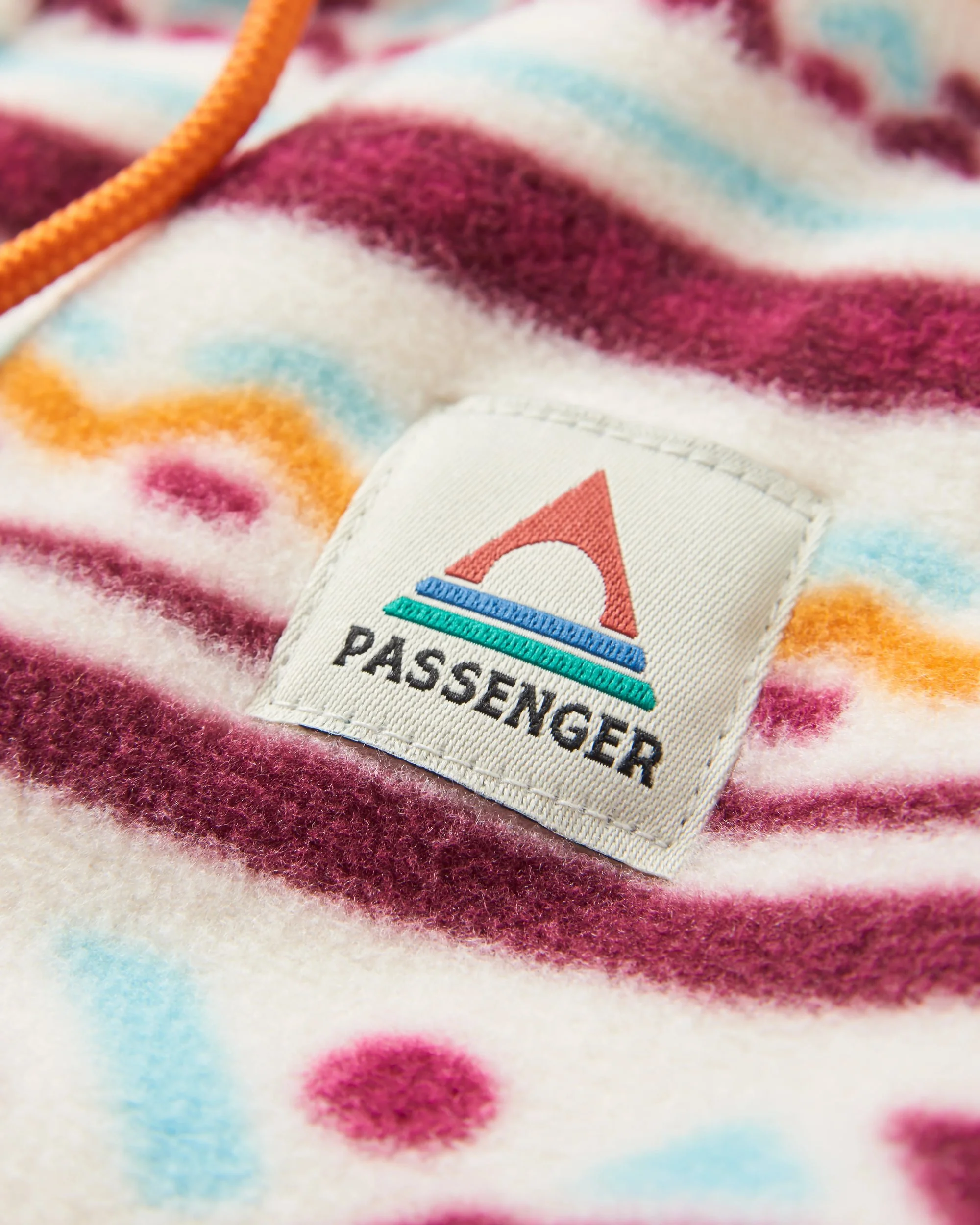 Ayla Micro Polartec® Hooded Fleece - Geo Tracks Birch - Image 6