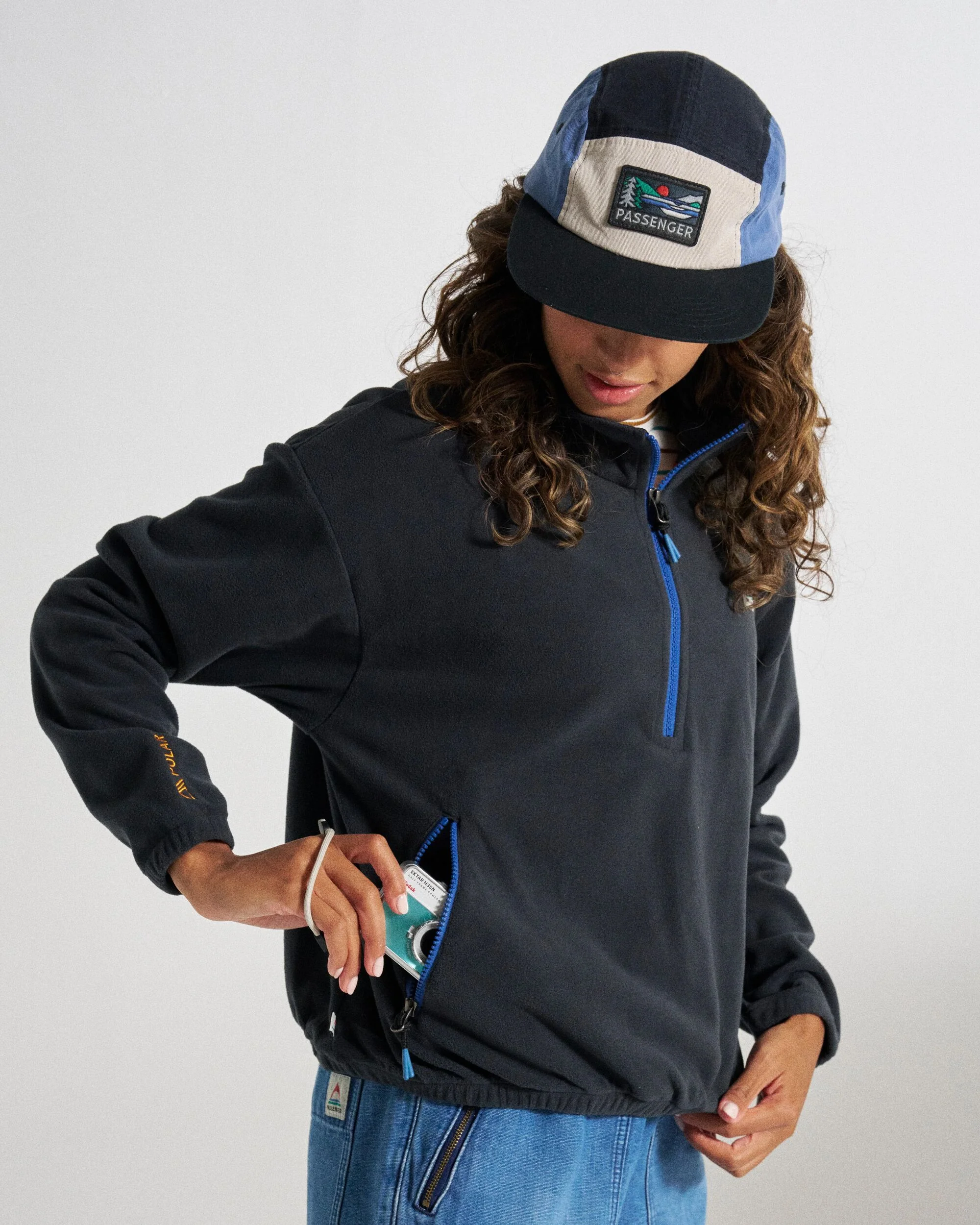 Ayla Micro Polartec® Fleece - Black - Image 5