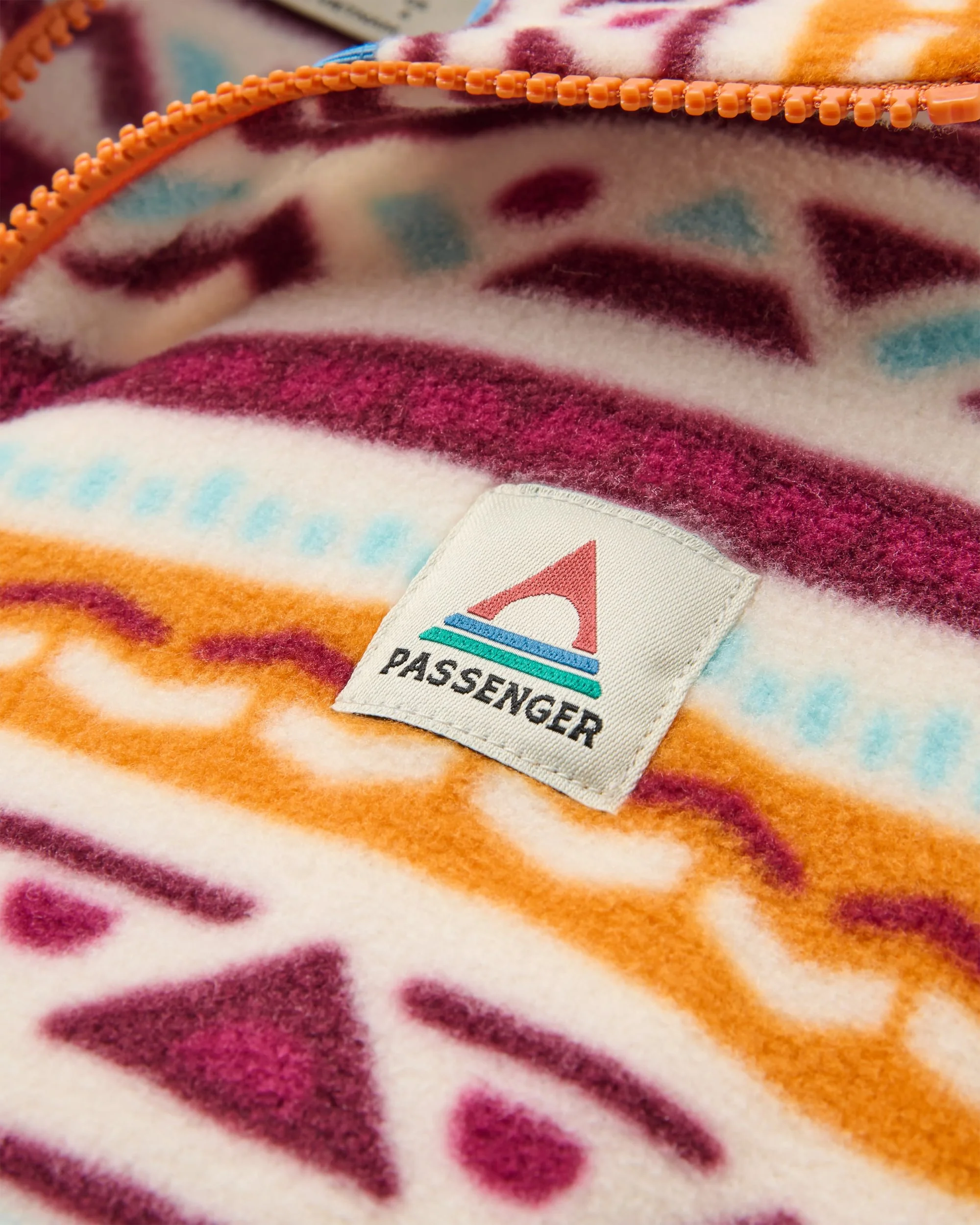 Ayla Micro Polartec® Fleece - Geo Tracks Birch - Image 6