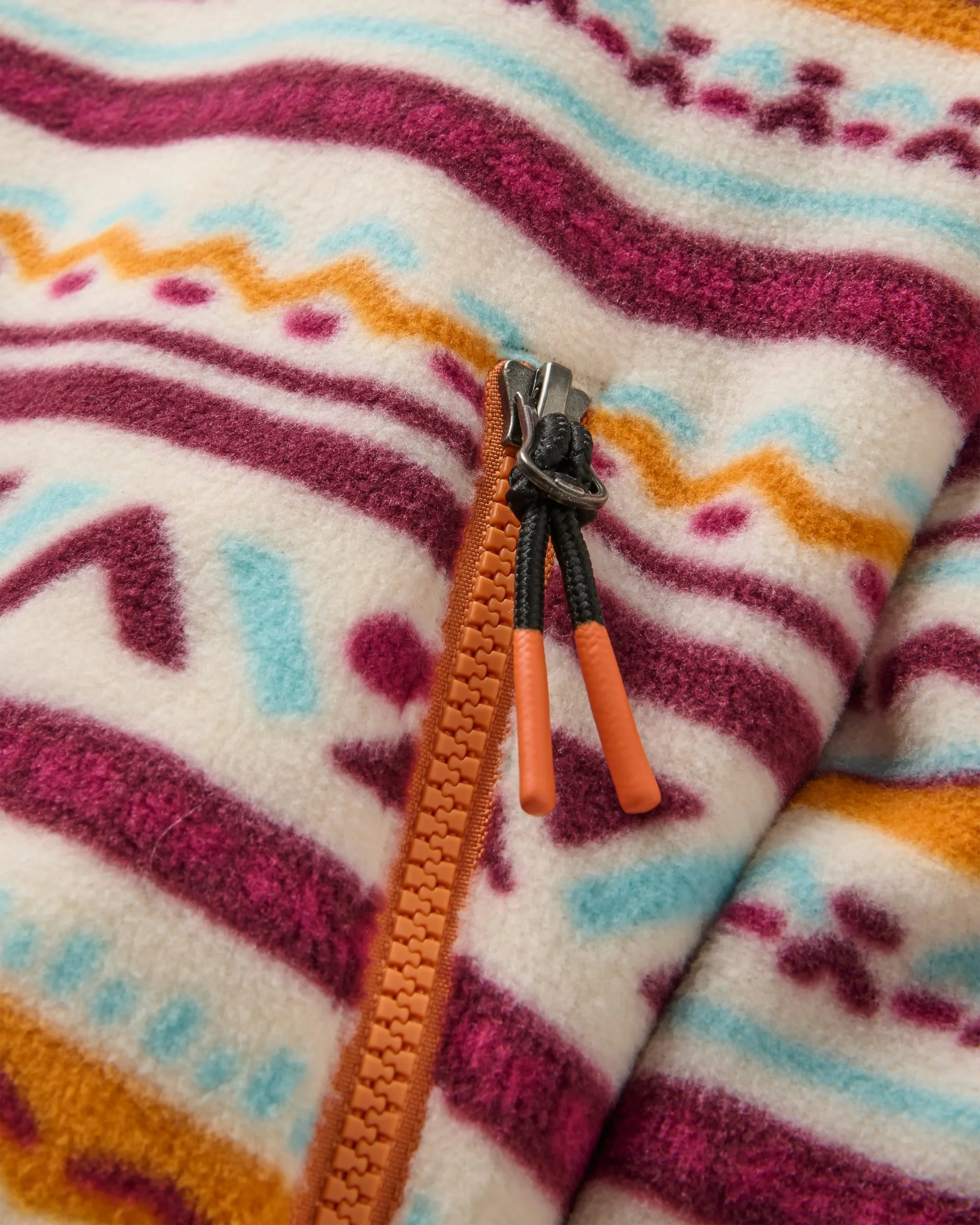 Ayla Micro Polartec® Fleece - Geo Tracks Birch - Image 8