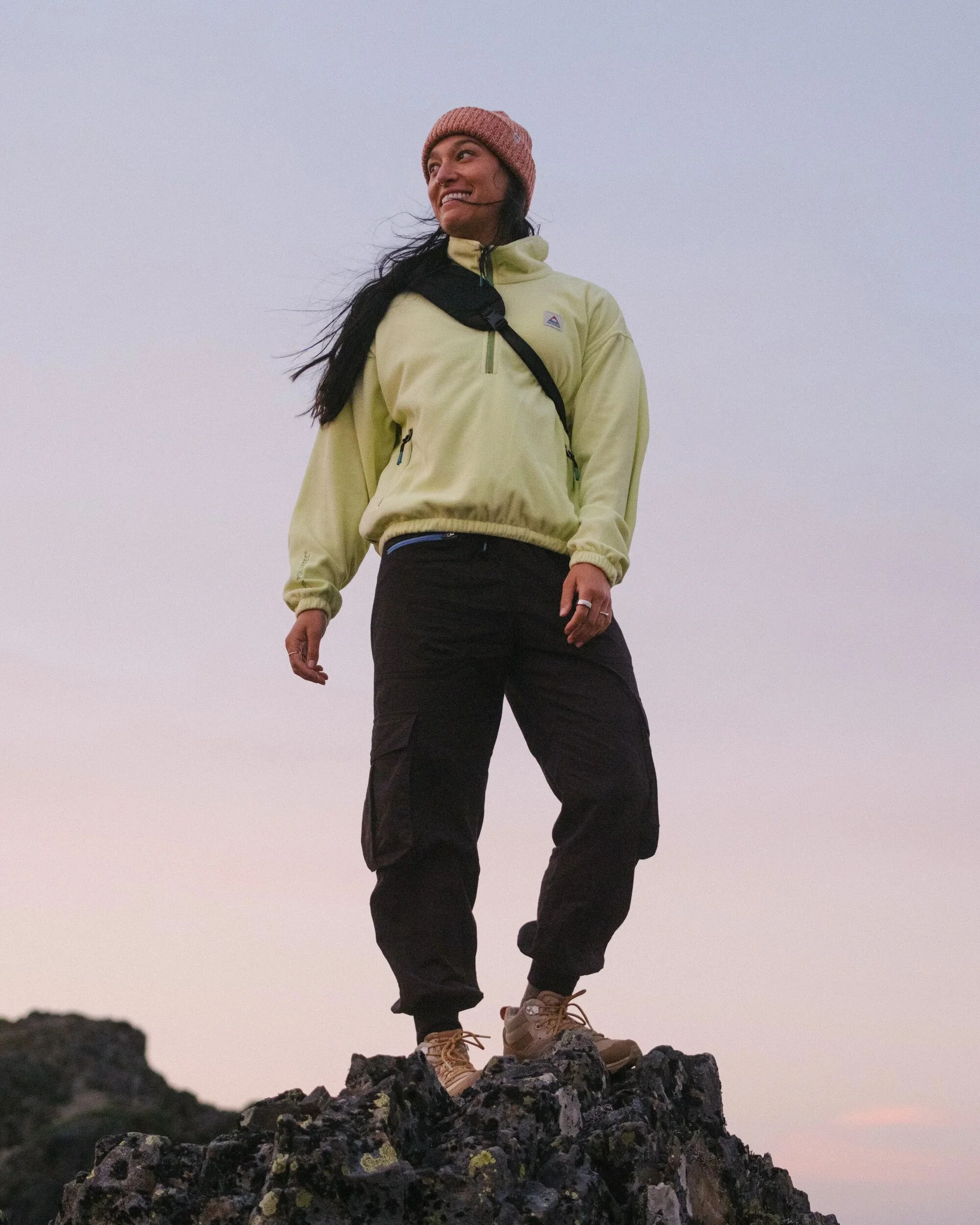 Ayla Micro Polartec® Fleece - Soft Lime Juice - Image 4