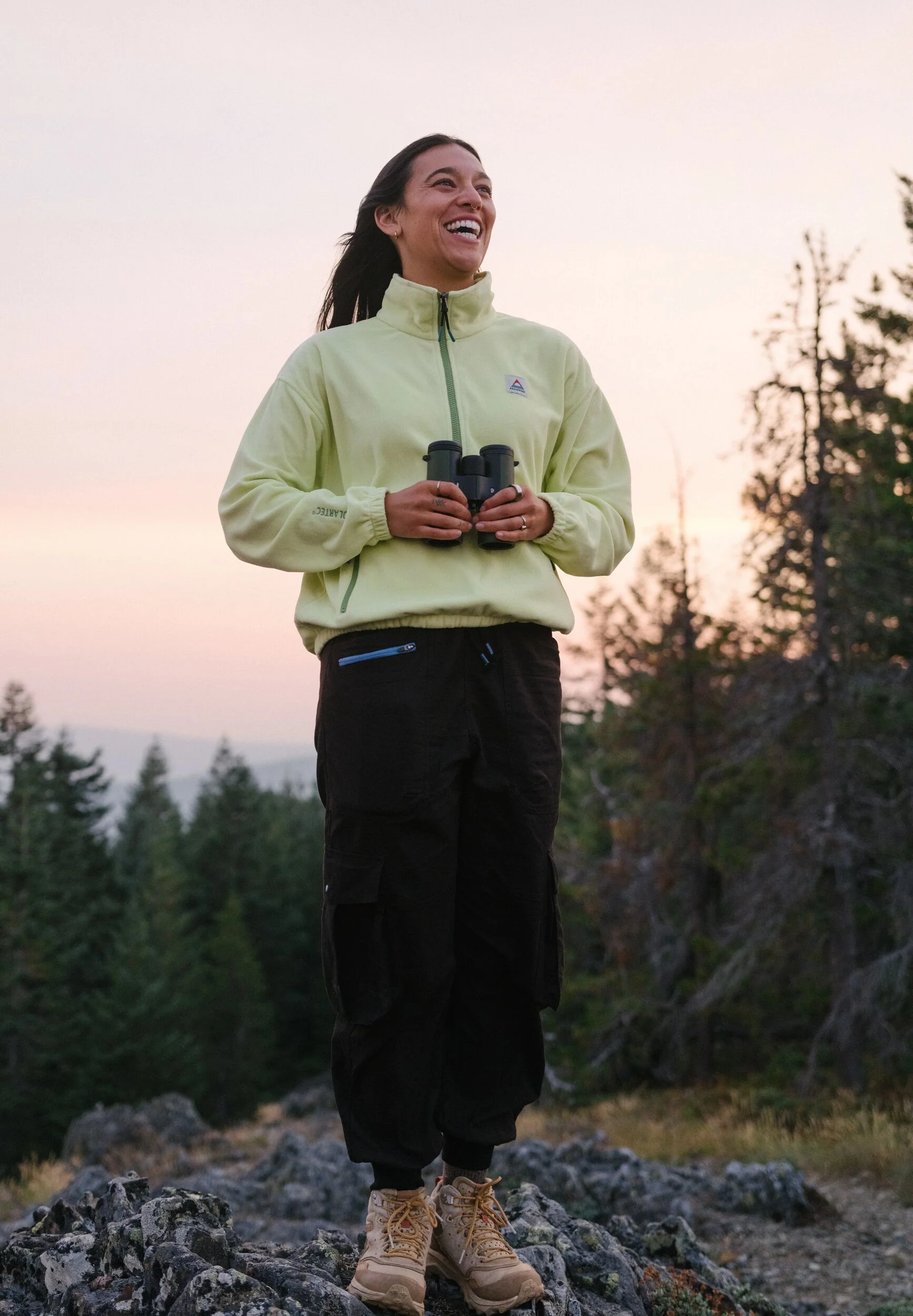 Ayla Micro Polartec® Fleece - Soft Lime Juice - Image 5
