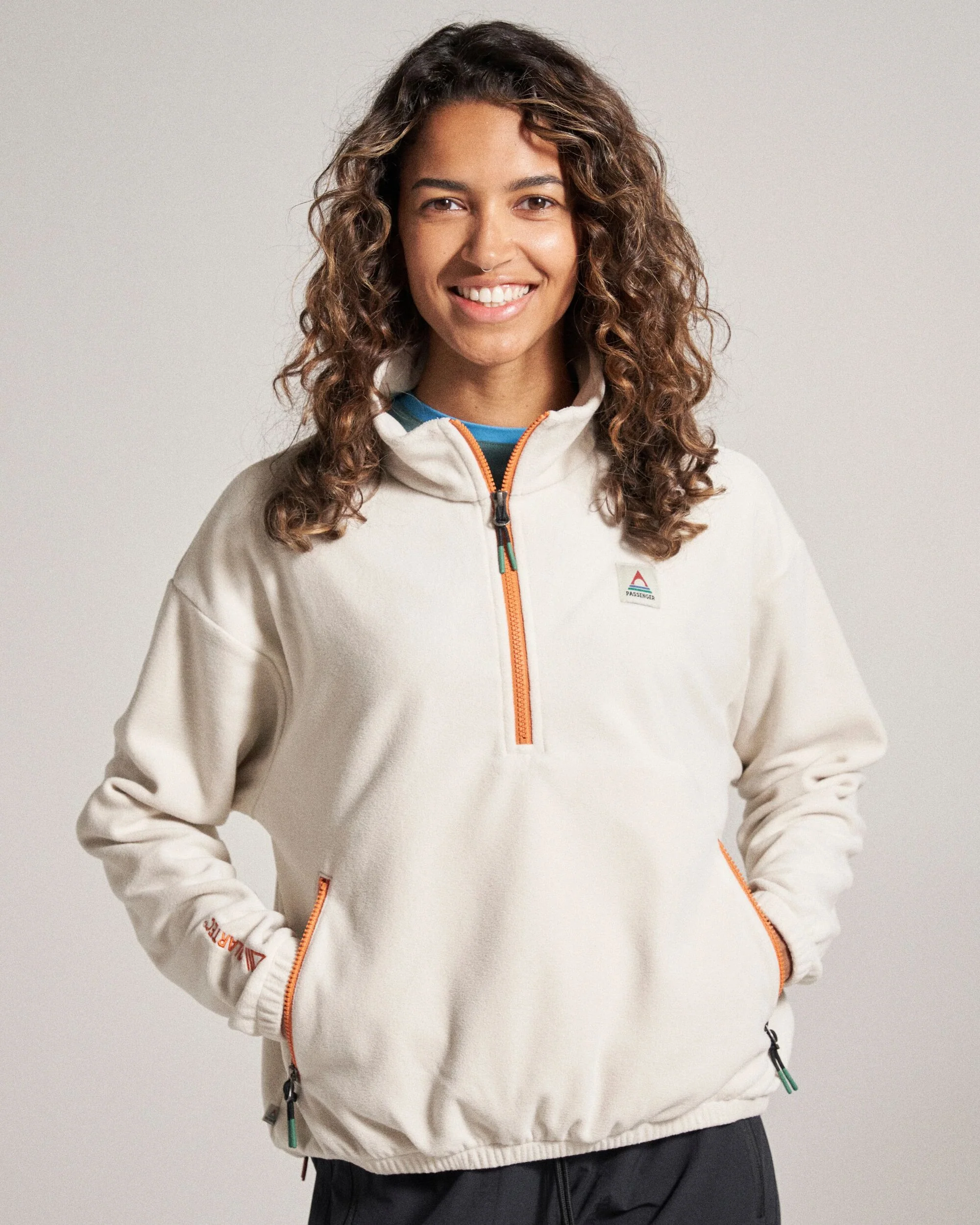 Ayla Micro Polartec® Fleece - Vintage White - Image 6