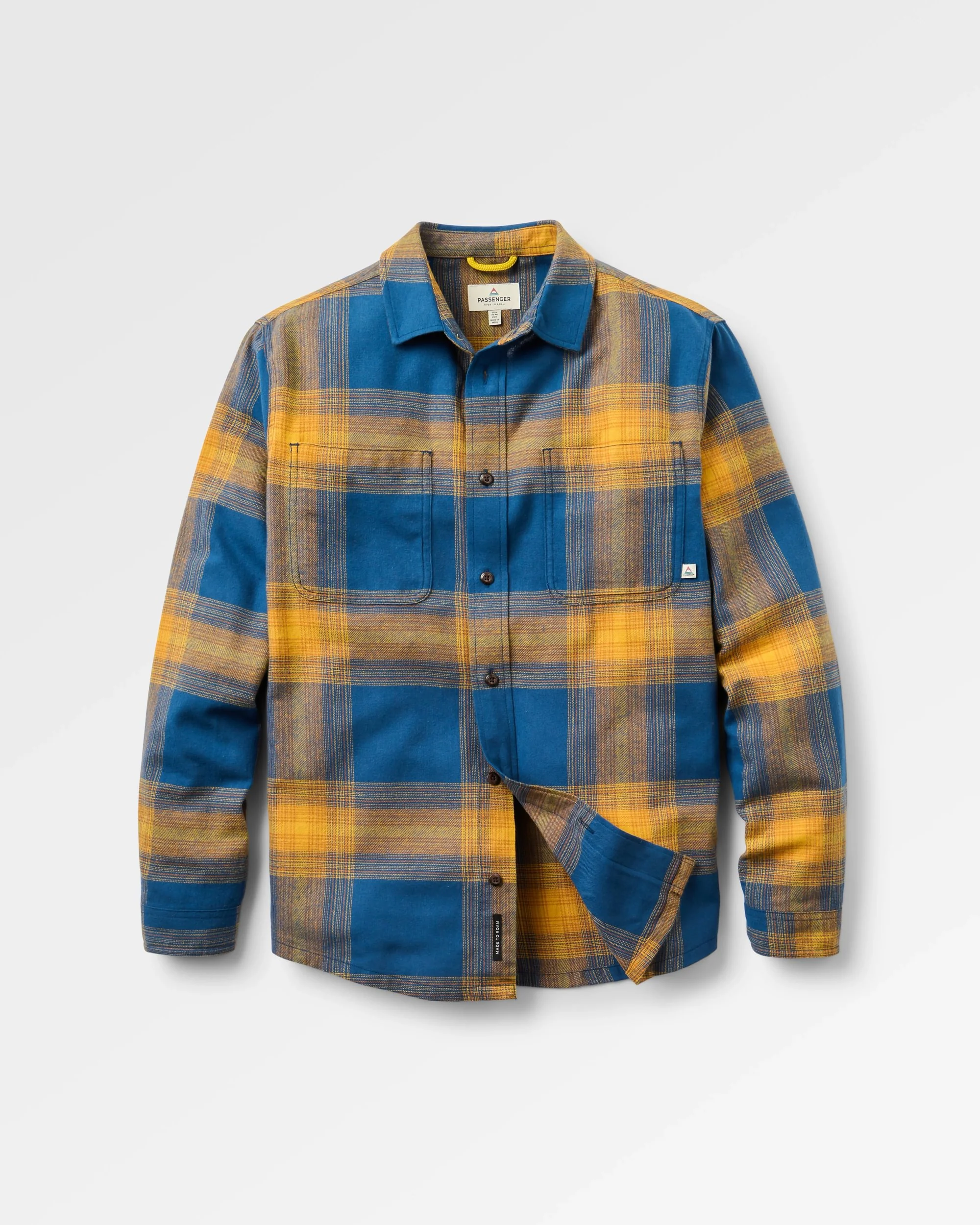 Backcountry Check Light Shirt - Rich Navy/Spruce Yellow Check - Image 2