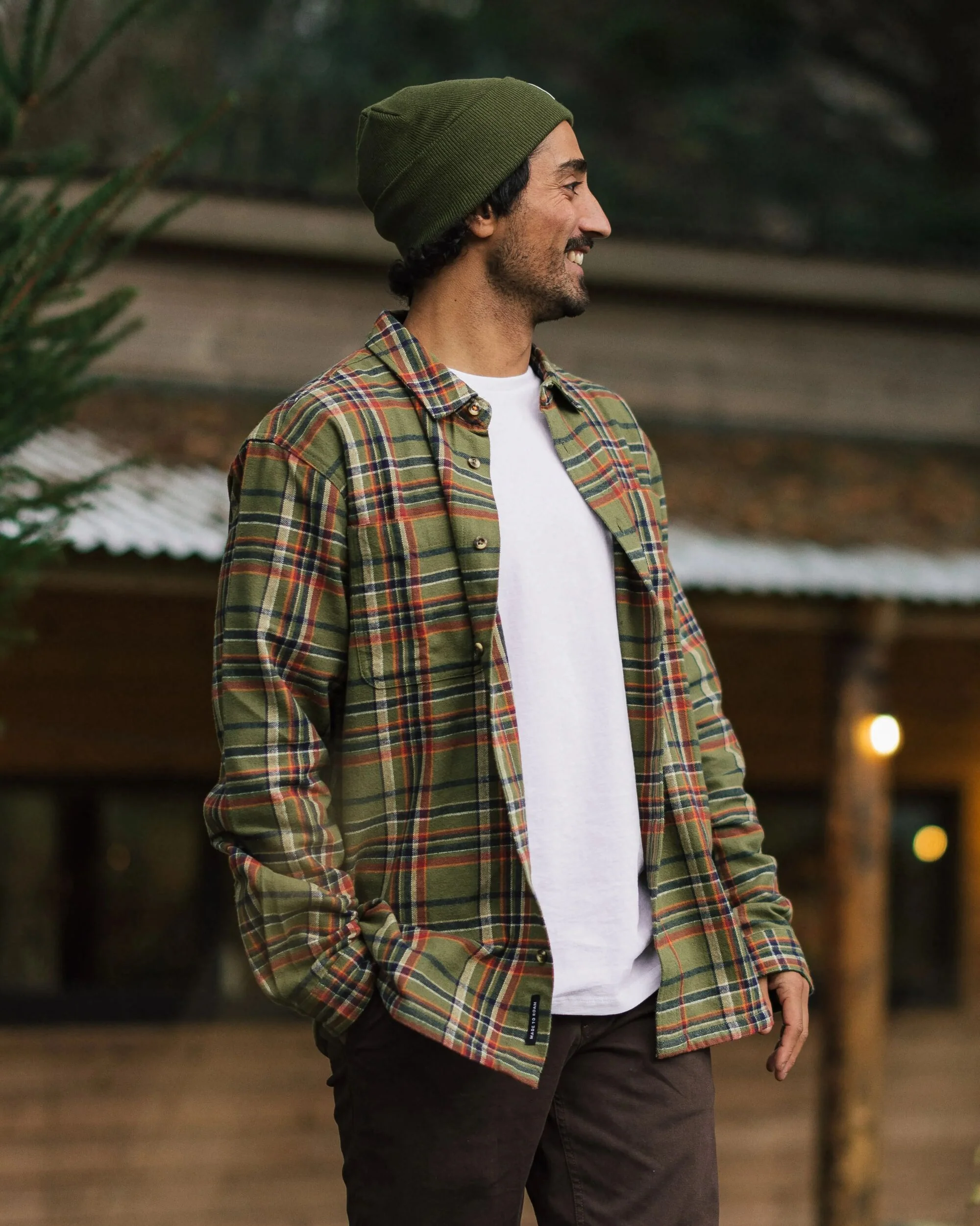 Backcountry Check Shirt - Khaki Check - Image 4