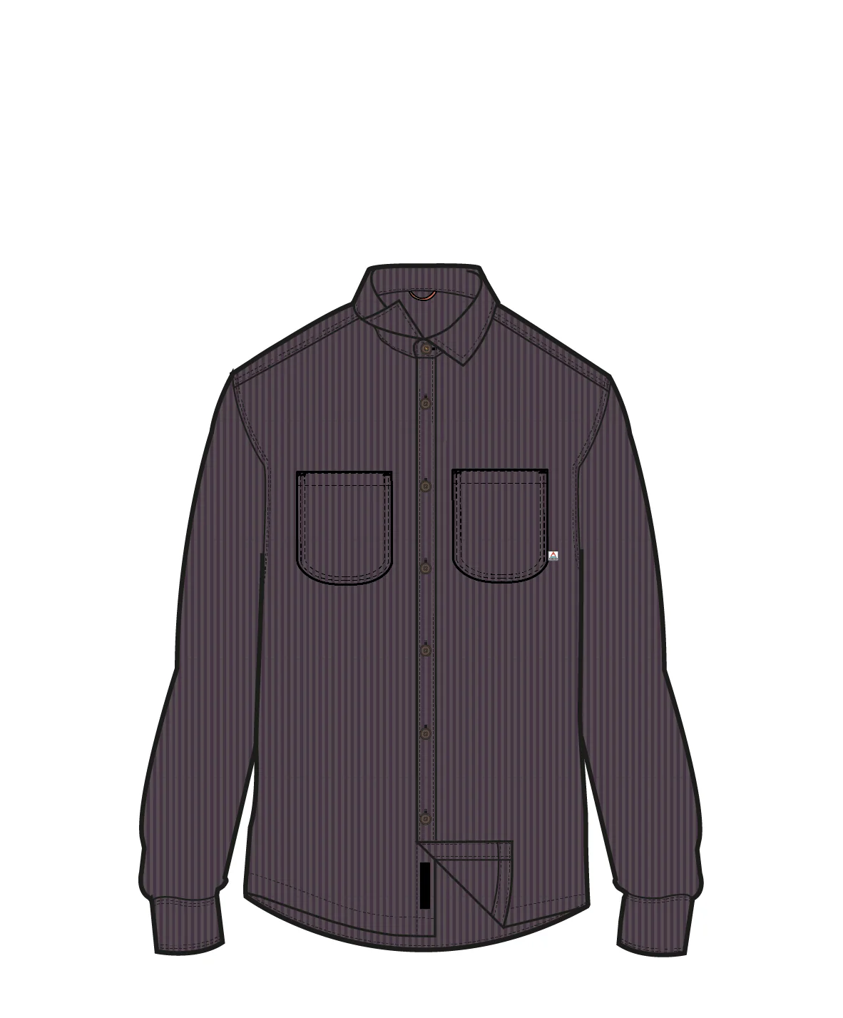 Backcountry Cord Shirt - Deep Plum - Image 11