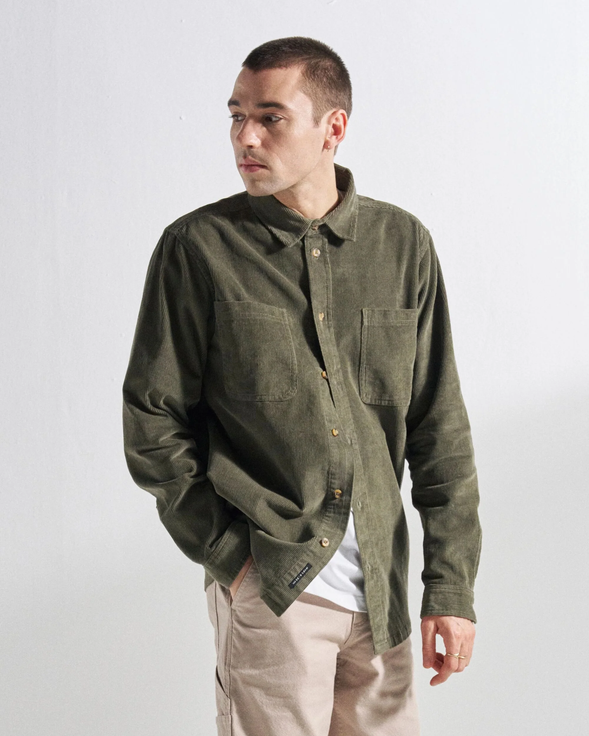 Backcountry Cord Shirt - Dusty Olive - Image 4